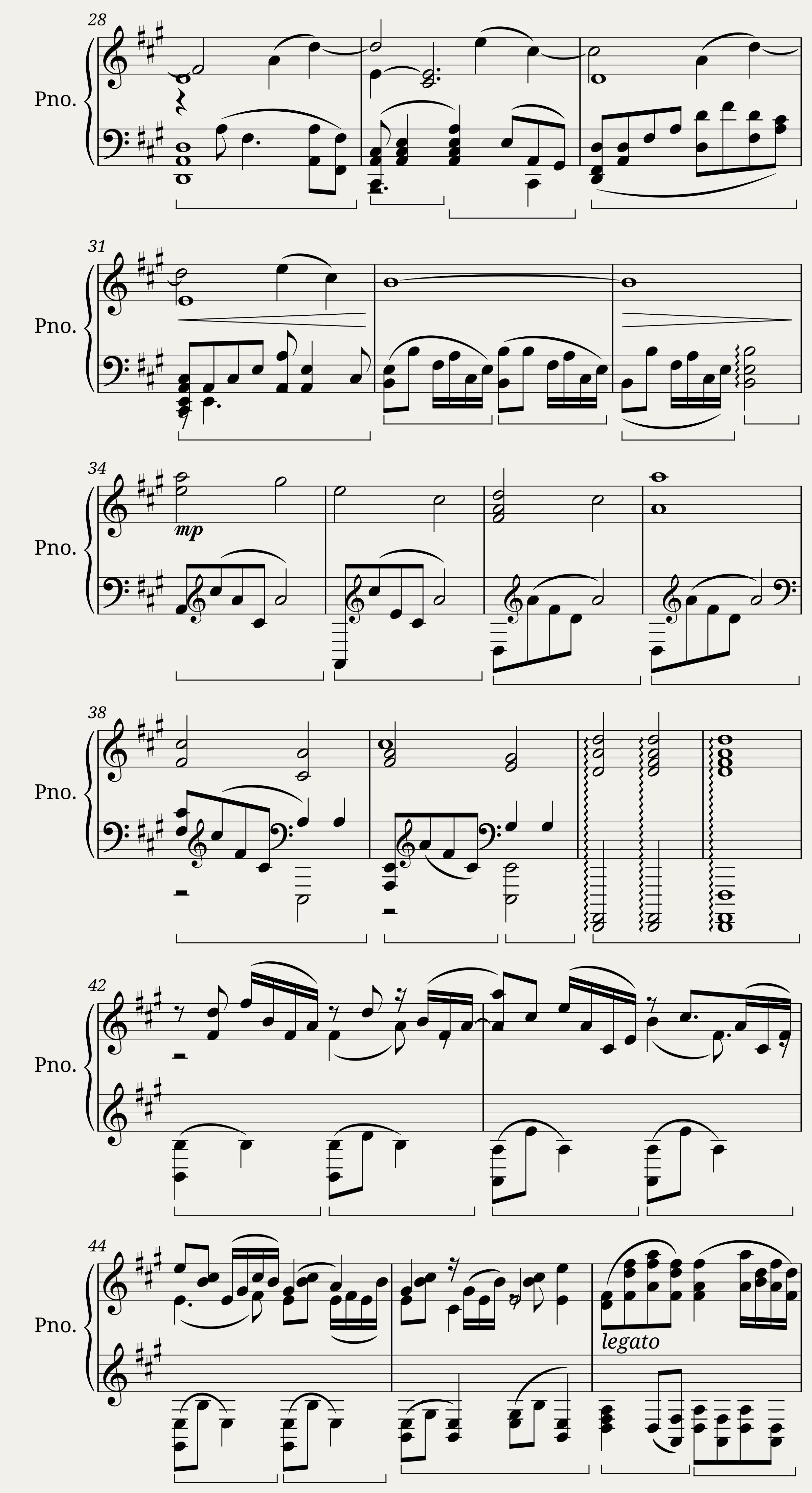 Suite no. en La mineur Courante — 2/2