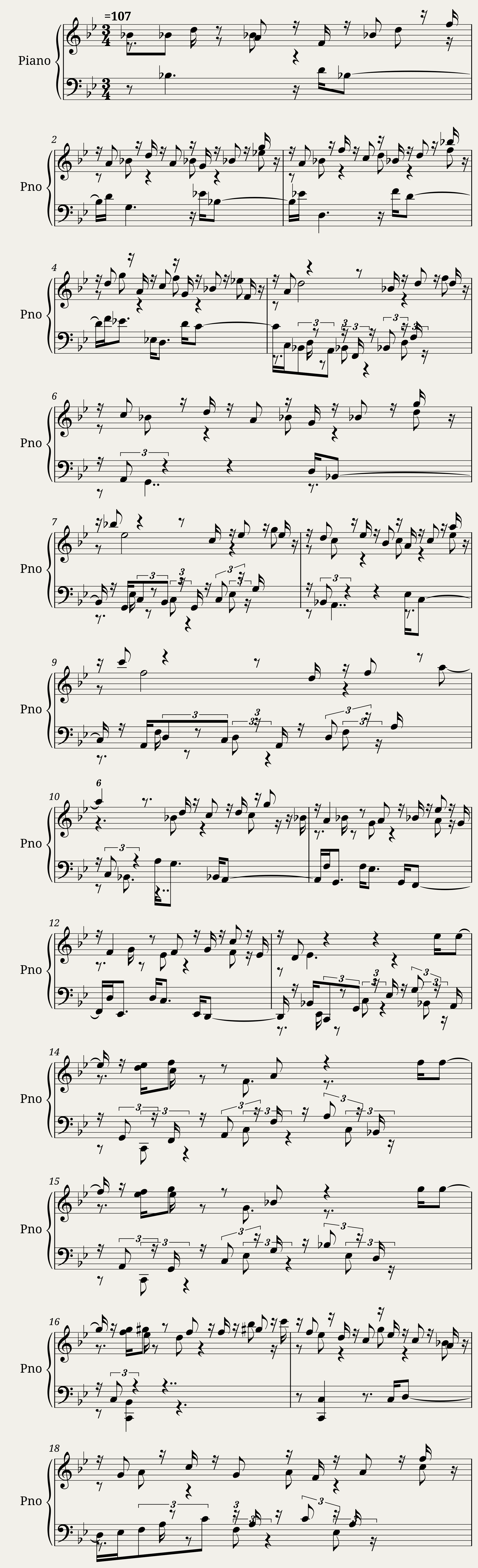 Six Partitas (Clavierubung part I): No. 1 — 1/4