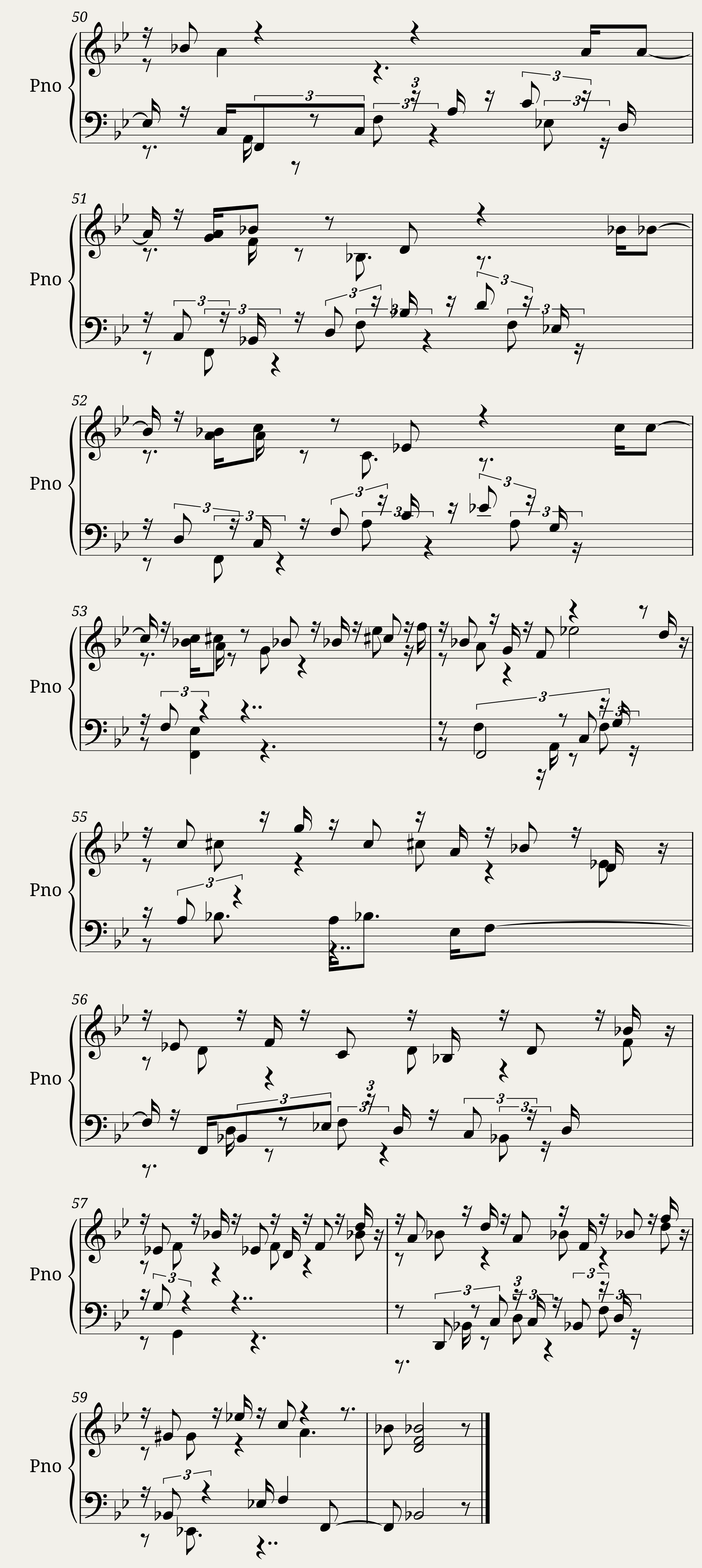 Six Partitas (Clavierubung part I): No. 1 — 4/4