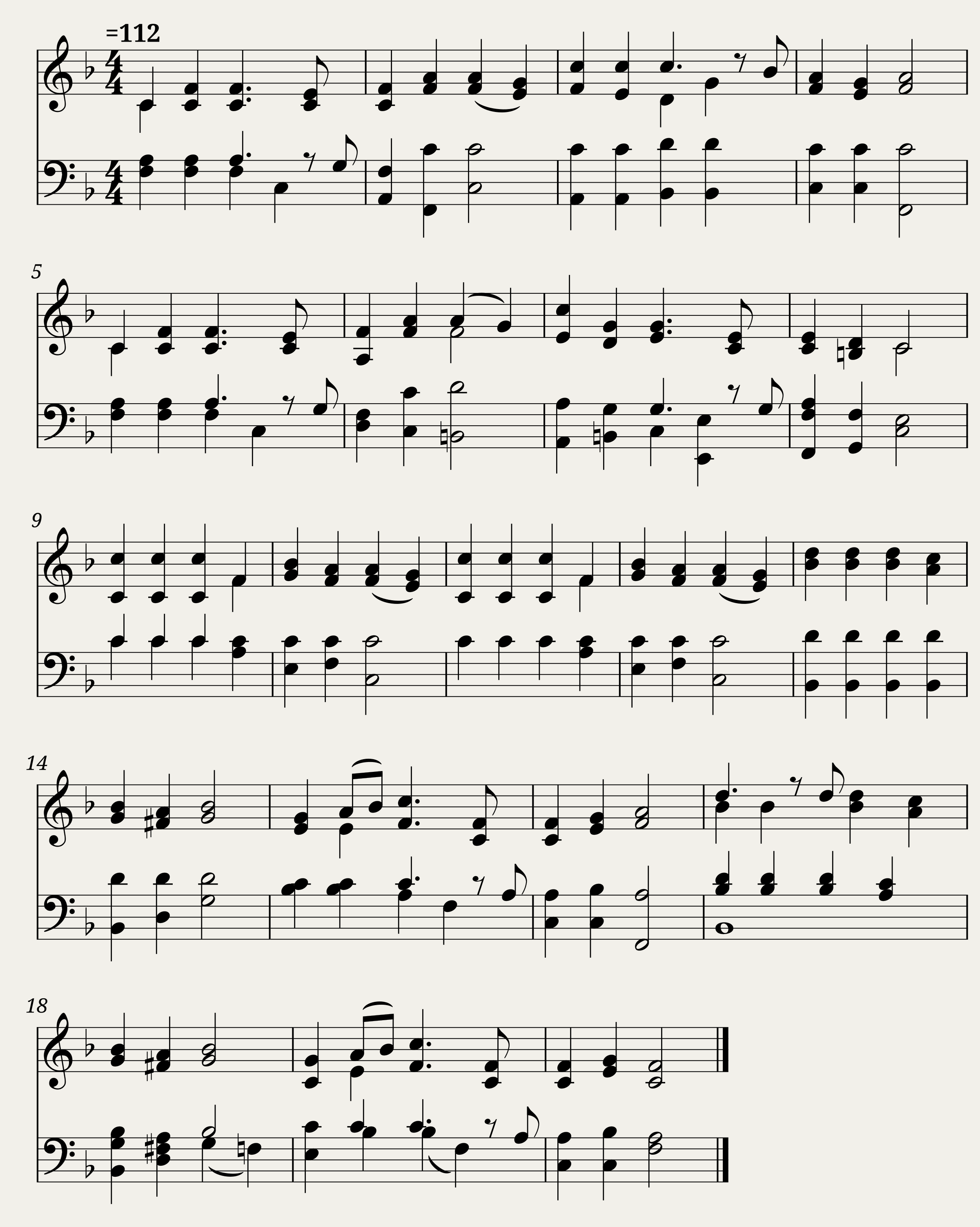Christ is coming (ostrom) - Felix Mendelssohn