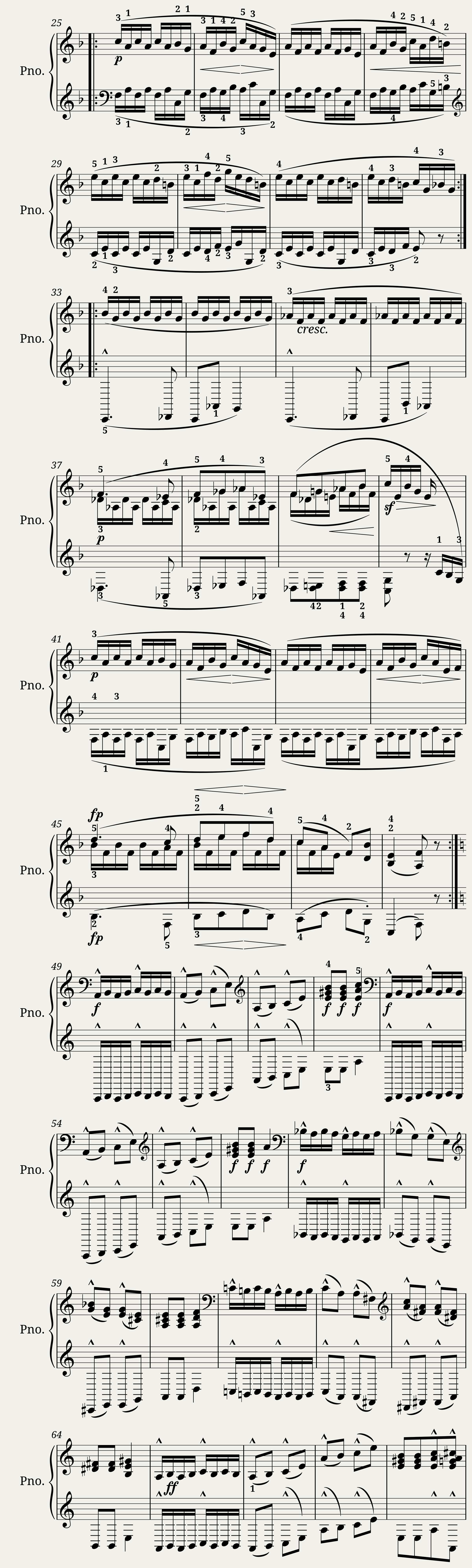 BWV 863: The Well-tempered Clavier Book I-XVIII (A = 415 Hz) - Harpsichord sound — 2/3