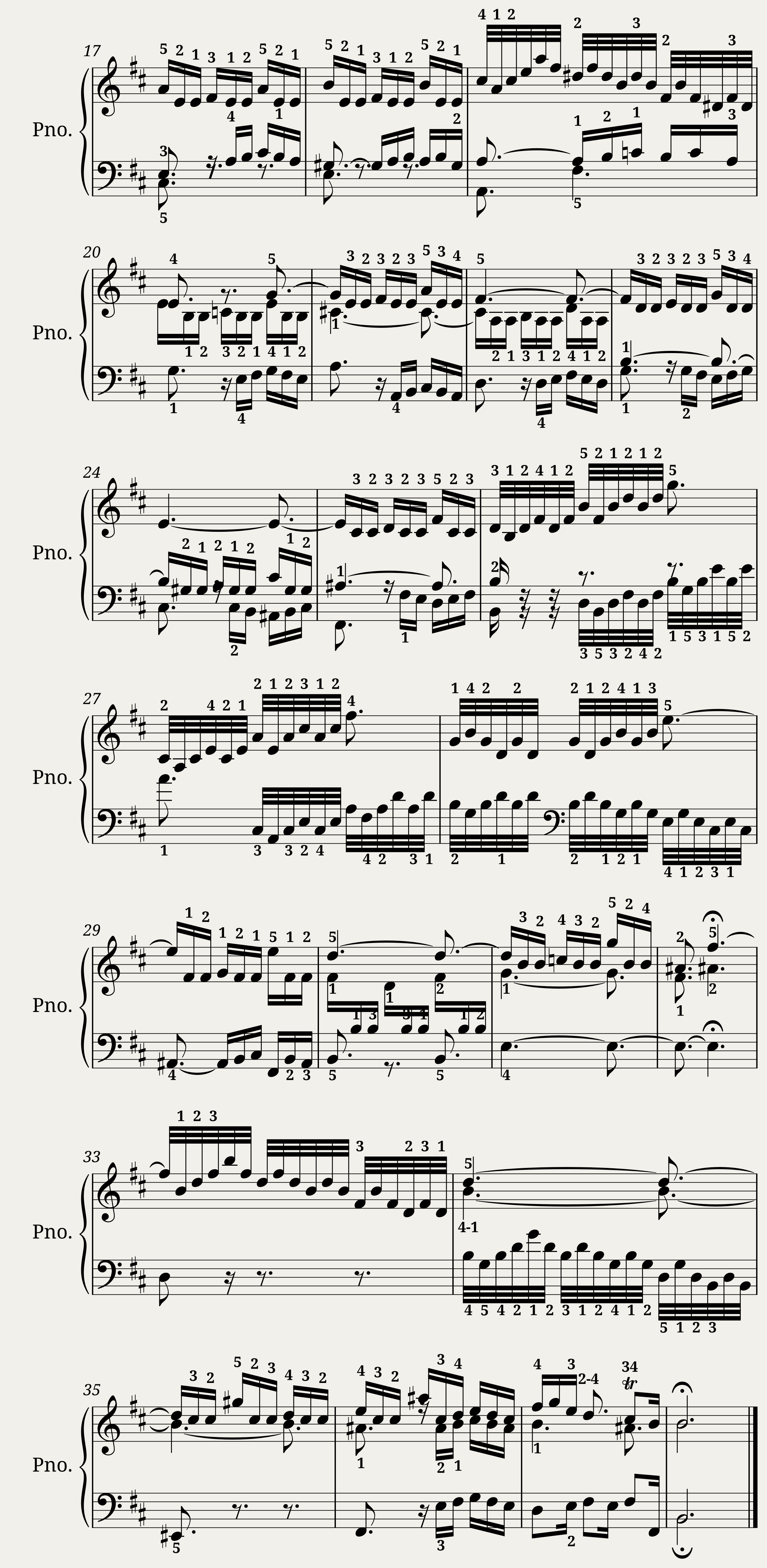 Bach Sinfonia 15 BWV 801 in B minor — 2/2