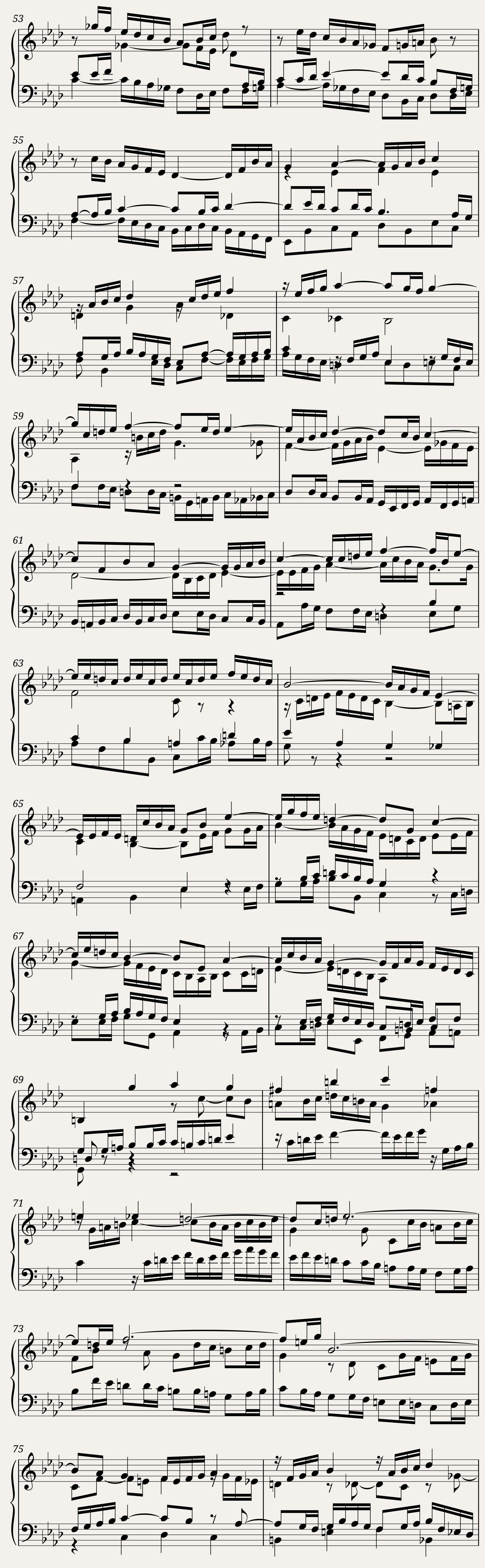 BWV 857: The Well-tempered Clavier Book I - XII (A = 415 Hz) — 4/5