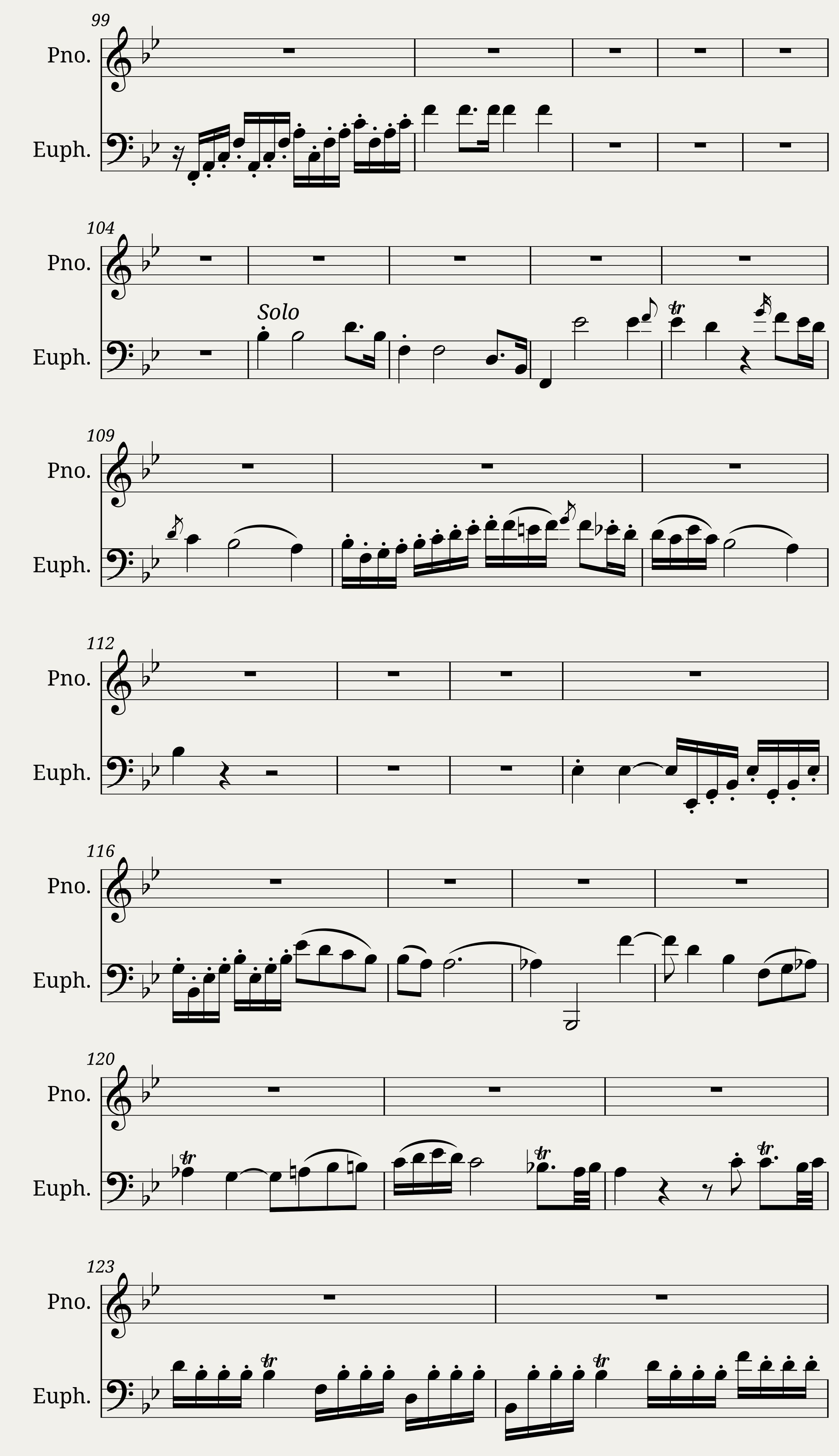 Bassoon Concerto in B flat Major W.A. Mozart Euphonium Solo — 5/8