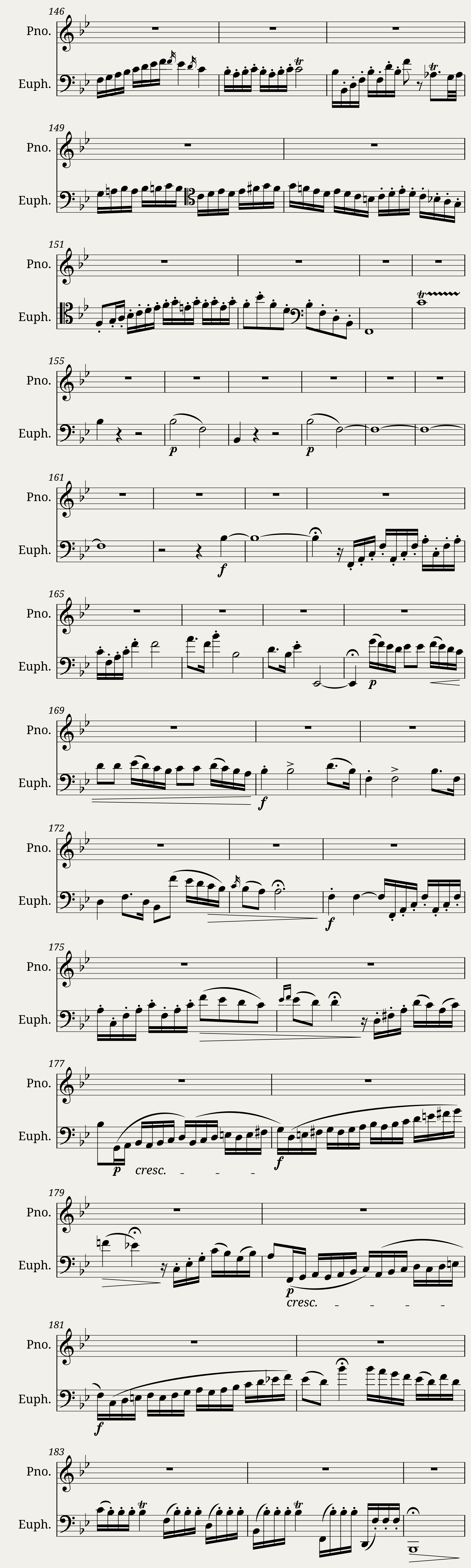 Bassoon Concerto in B flat Major W.A. Mozart Euphonium Solo — 7/8