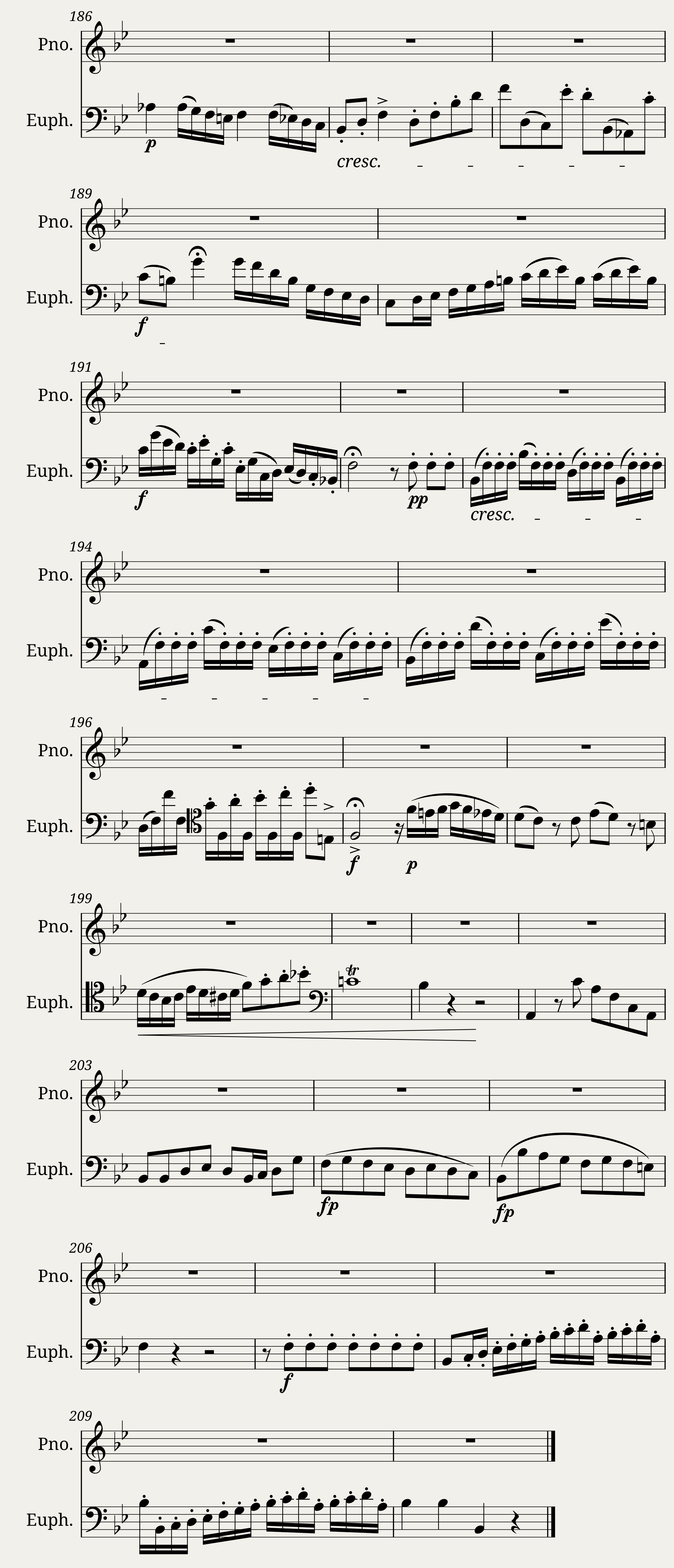 Bassoon Concerto in B flat Major W.A. Mozart Euphonium Solo — 8/8