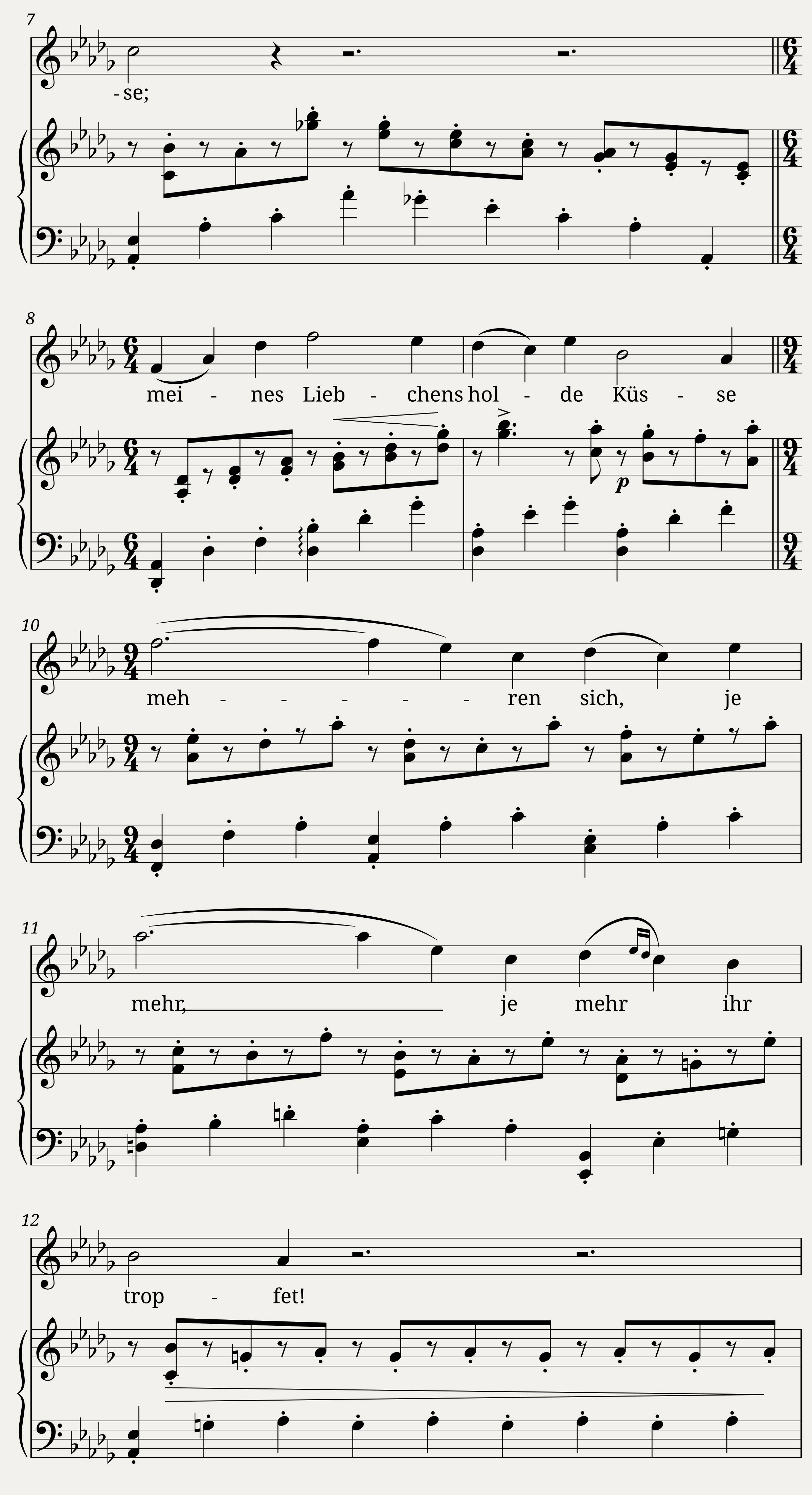 Brahms Johannes - 8 Lieder und Gesänge Op.58 No.2 - Während des Regens — 2/4