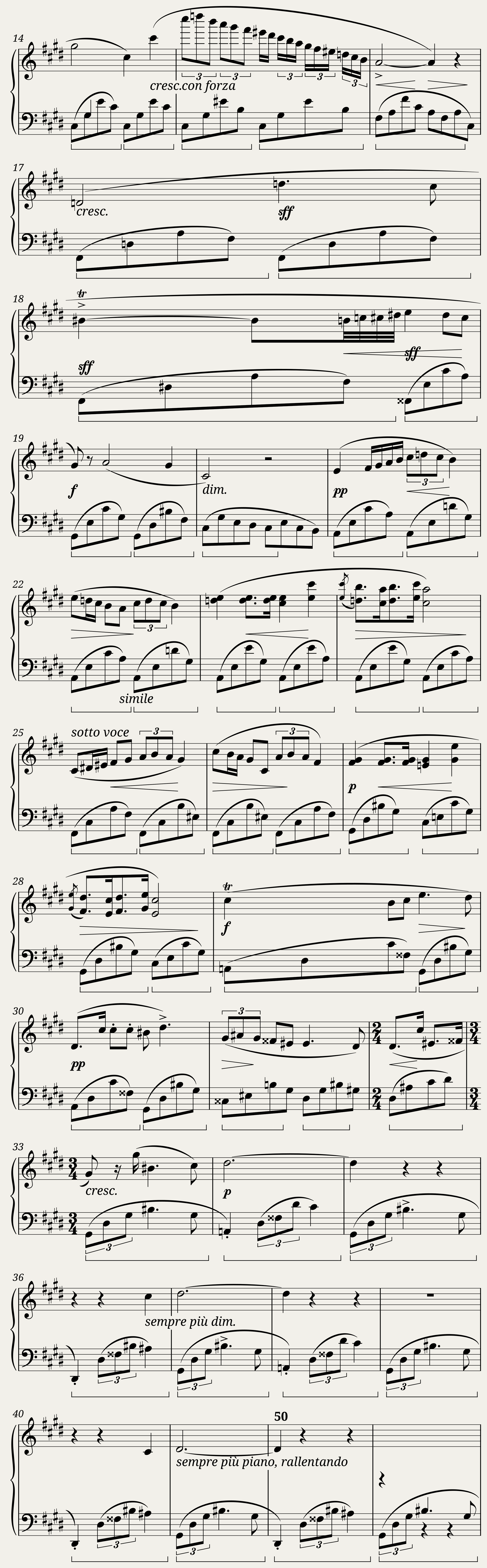 Nocturne No. 20 in C Minor — 2/3