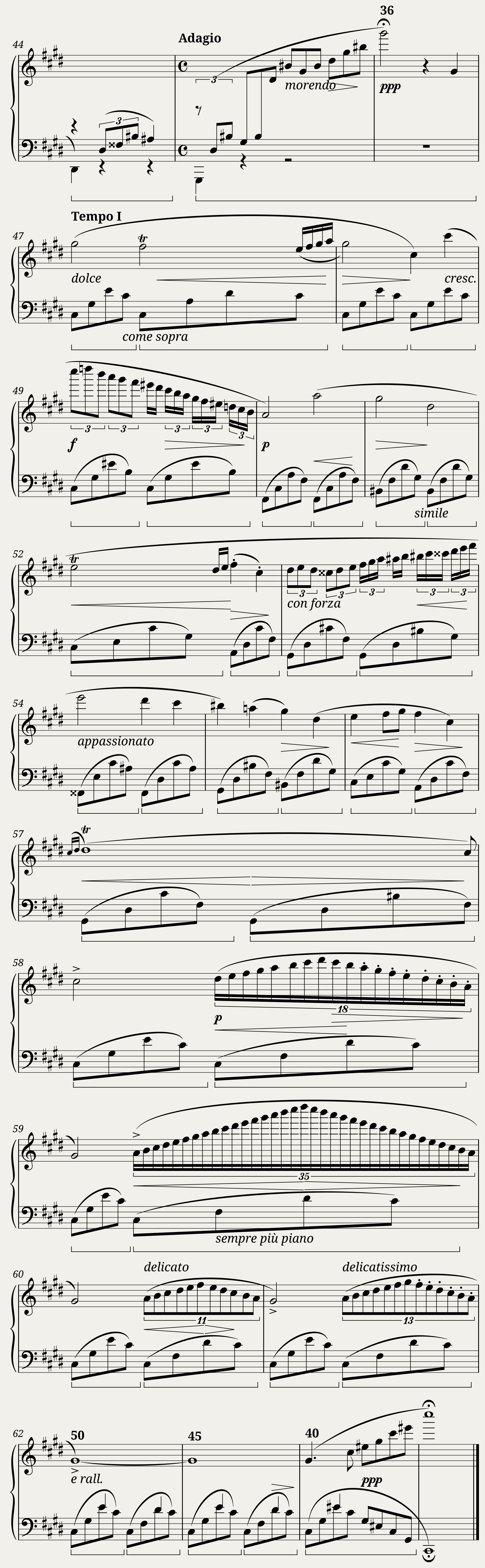 Nocturne No. 20 in C Minor — 3/3