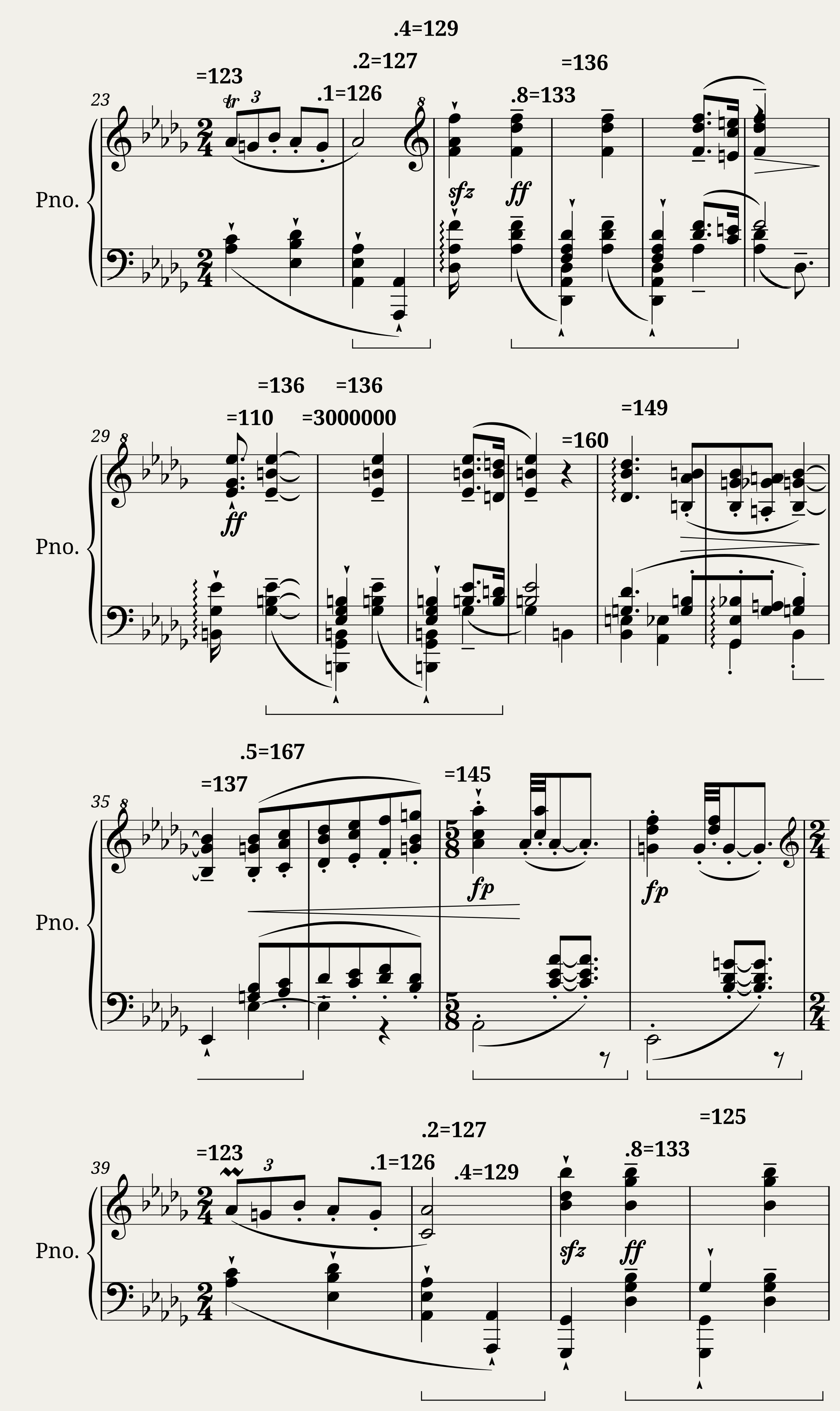 Siciliano für Klarinette und Klavier — 2/3