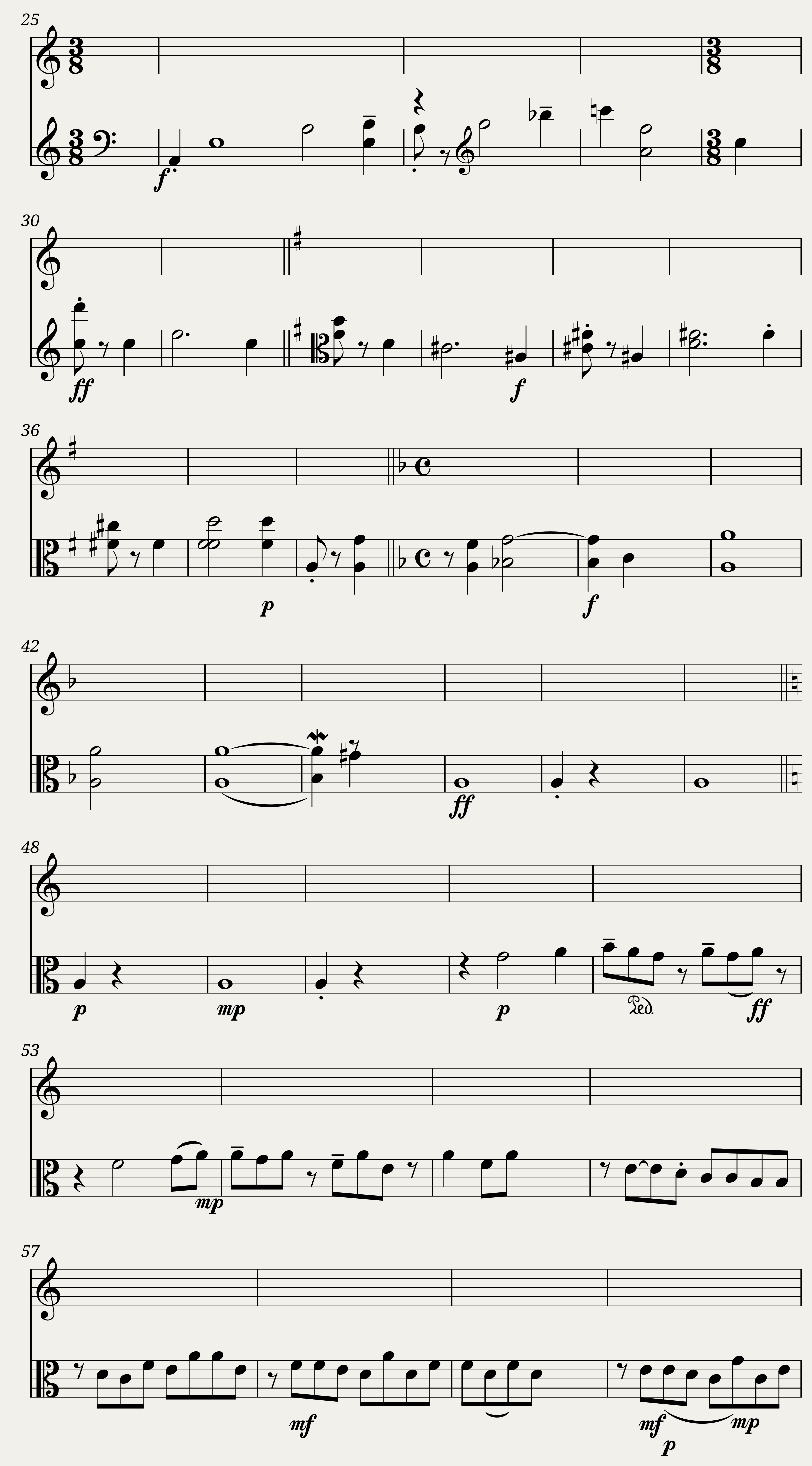 variations in e flat minor — 2/3