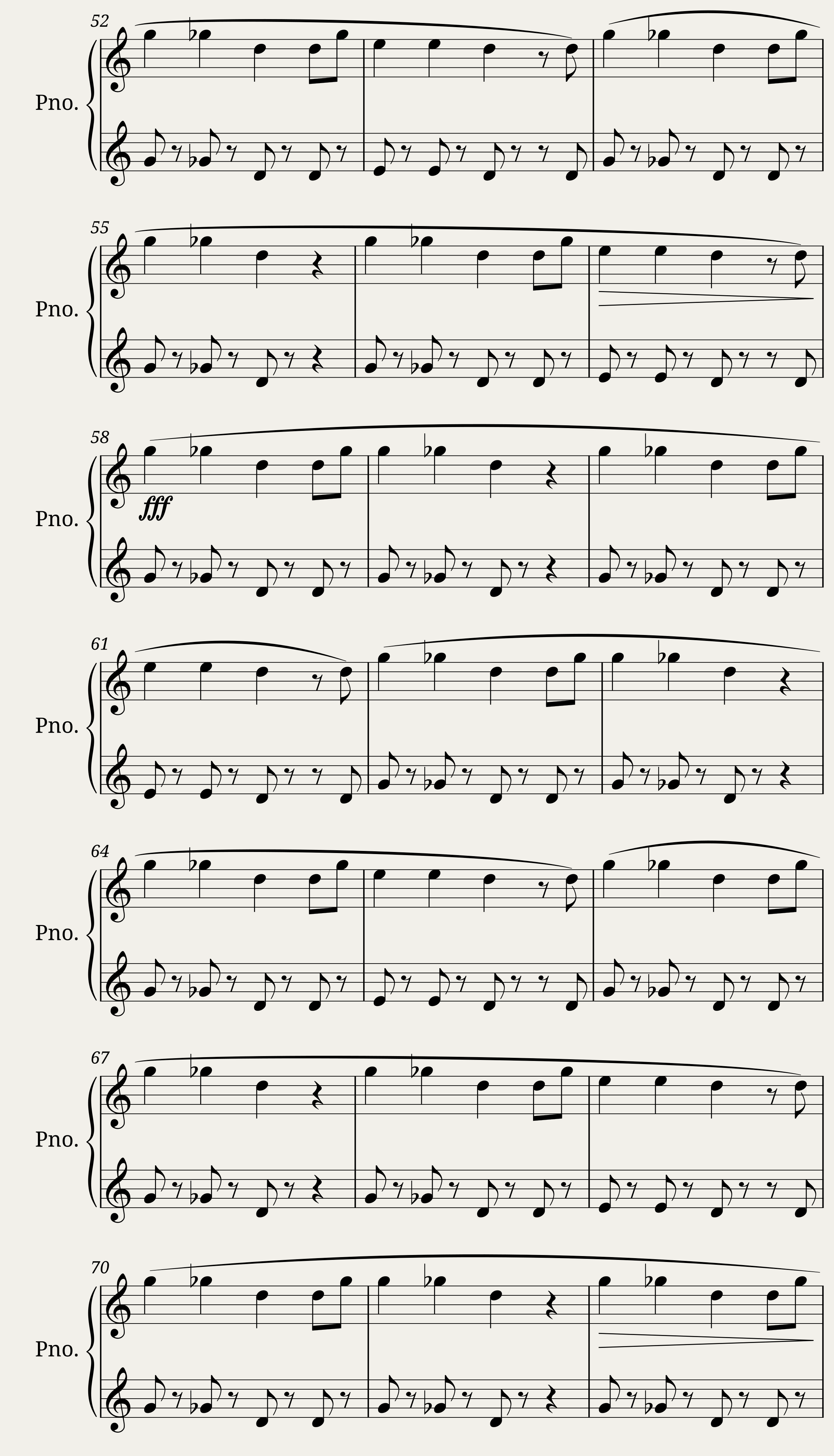 variations in e flat minor — 3/3