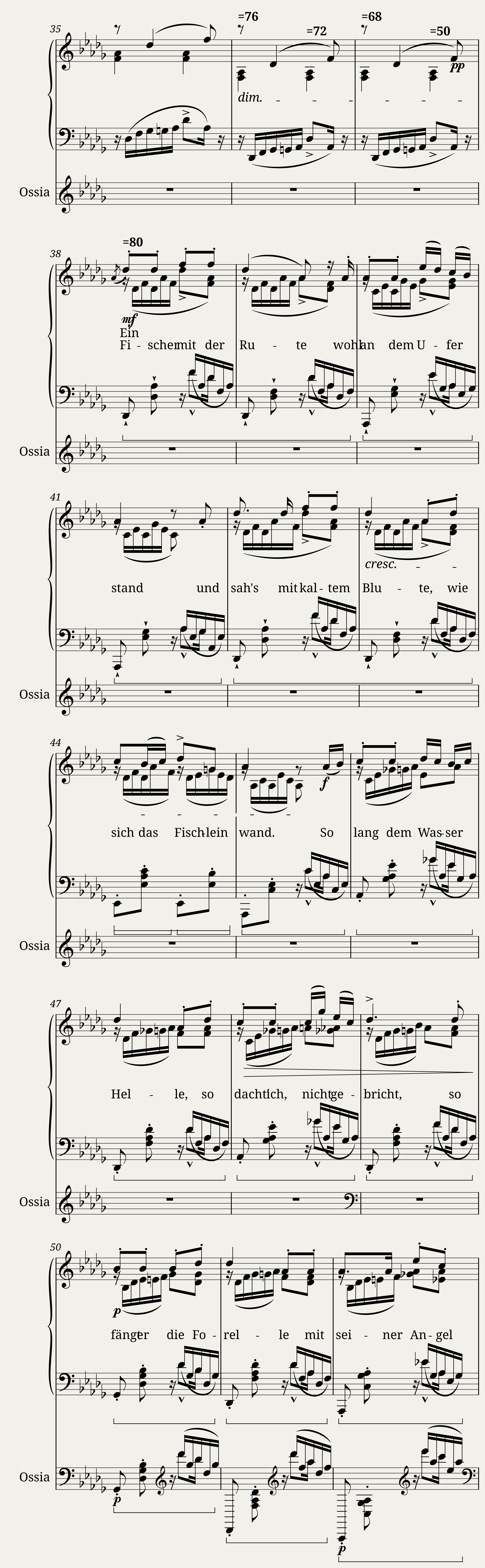 Schubert/Liszt - Die Forelle — 3/9