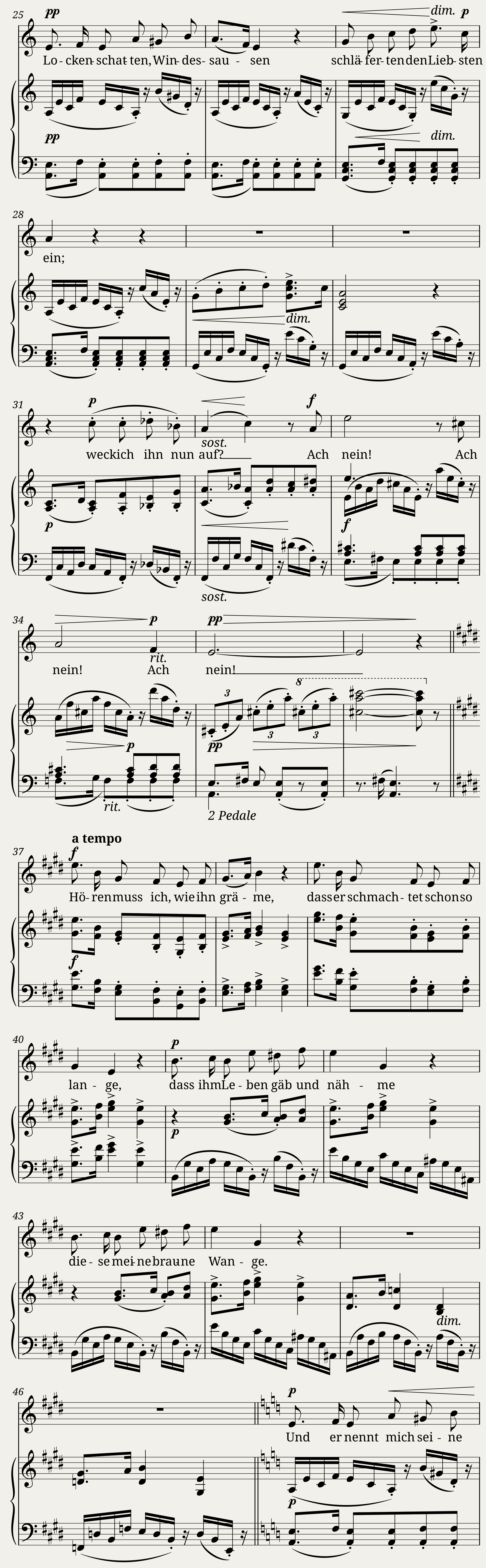 Spanisches Lied — 2/3