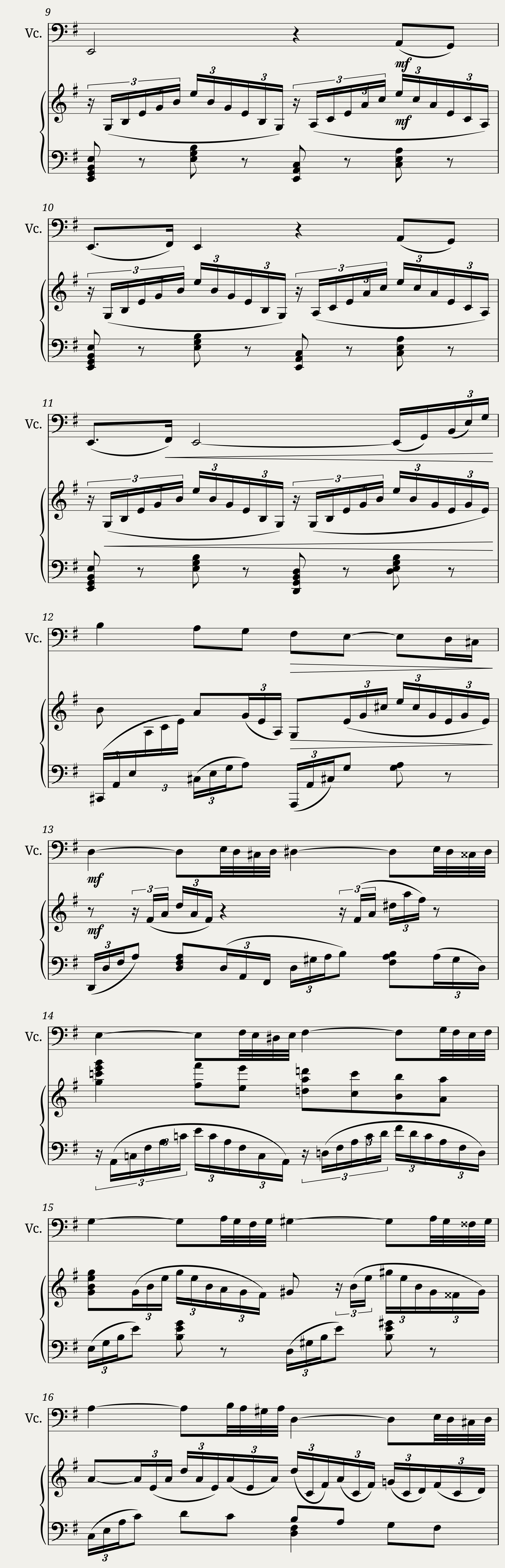 Pas de deux from The Nutcracker- cello and piano — 2/8