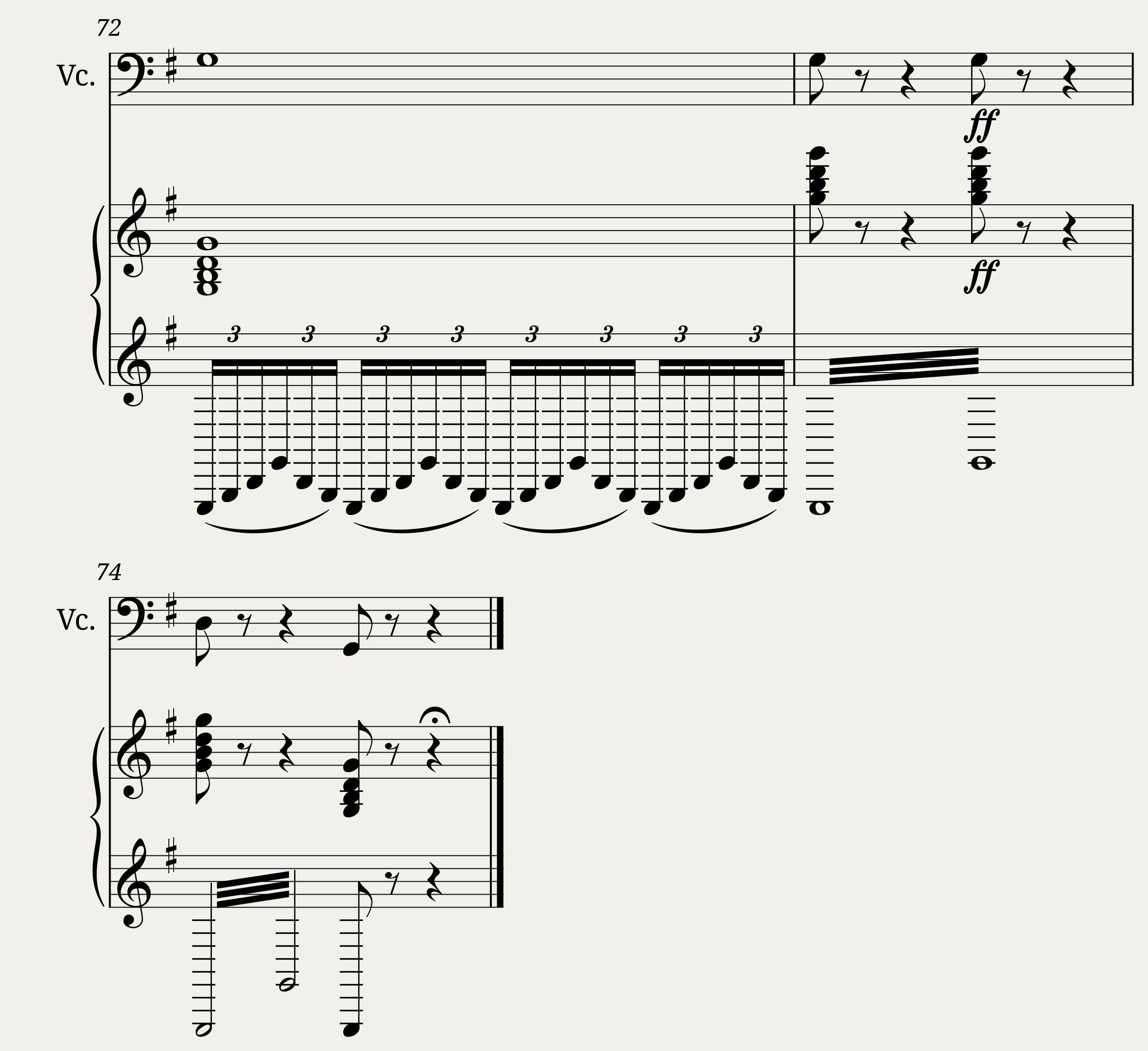 Pas de deux from The Nutcracker- cello and piano — 8/8