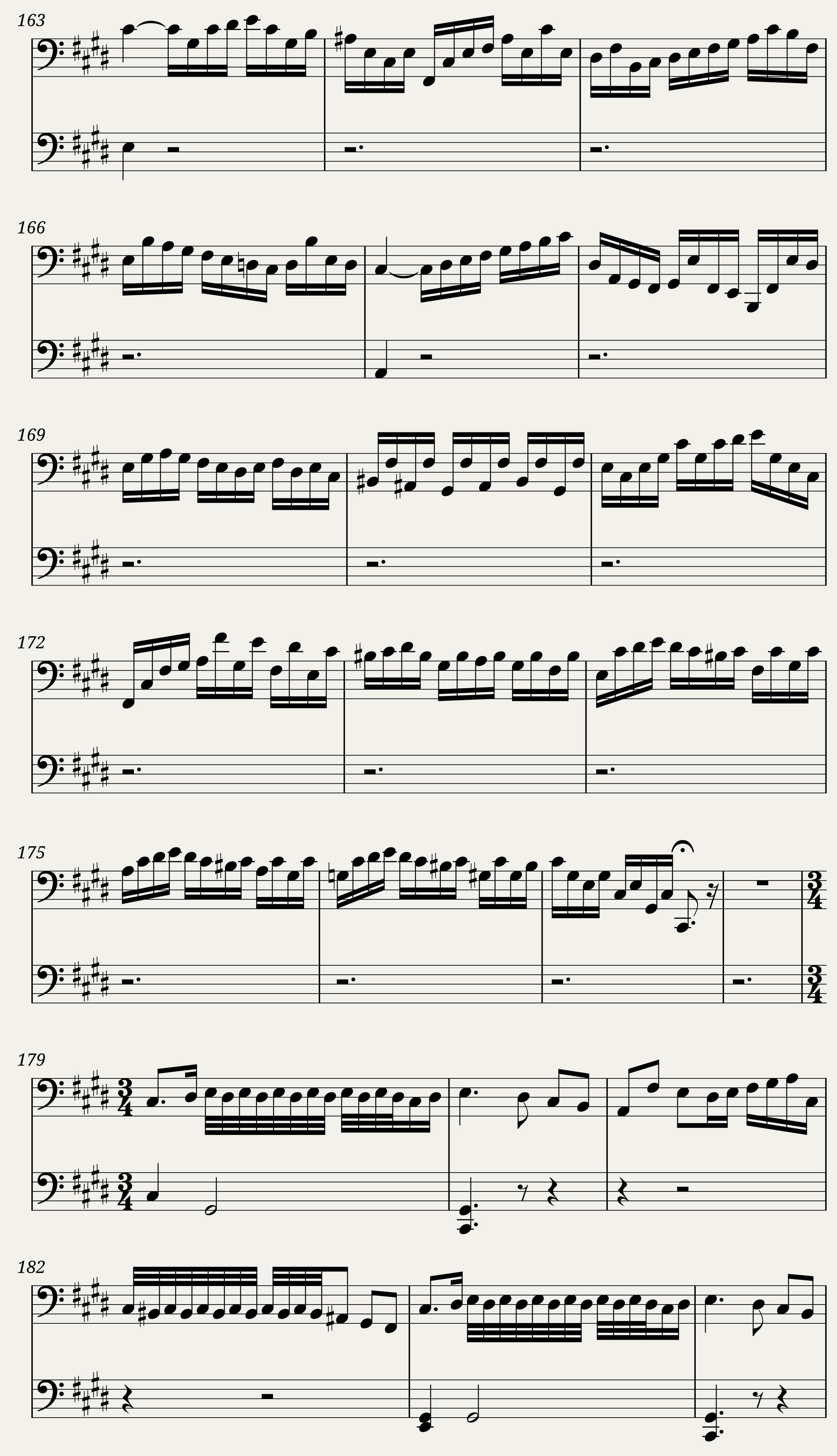 BWV 1008 Cello Suite No.2 in D minor (A = 415 Hz) - cello sound — 10/19