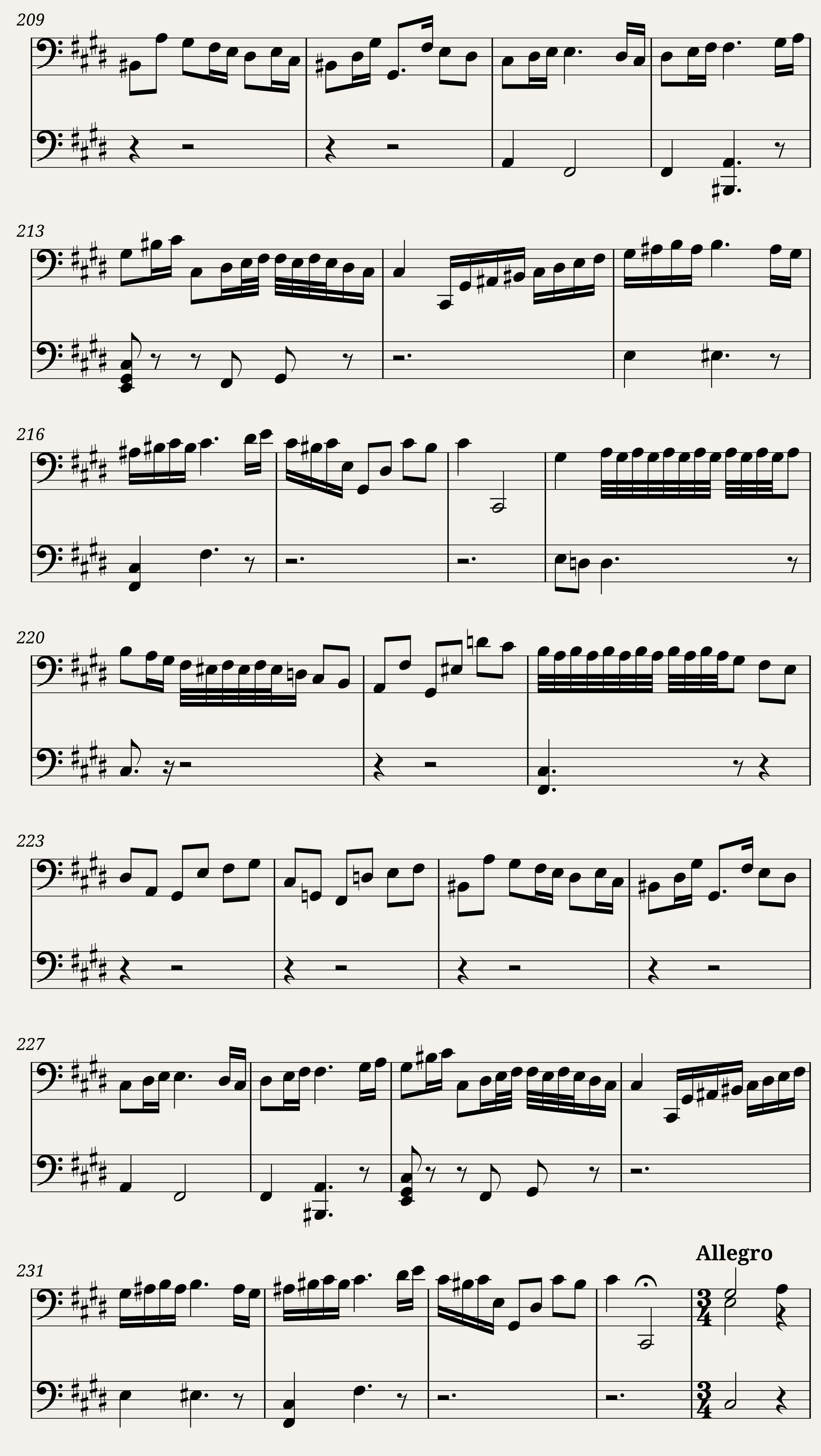 BWV 1008 Cello Suite No.2 in D minor (A = 415 Hz) - cello sound — 12/19