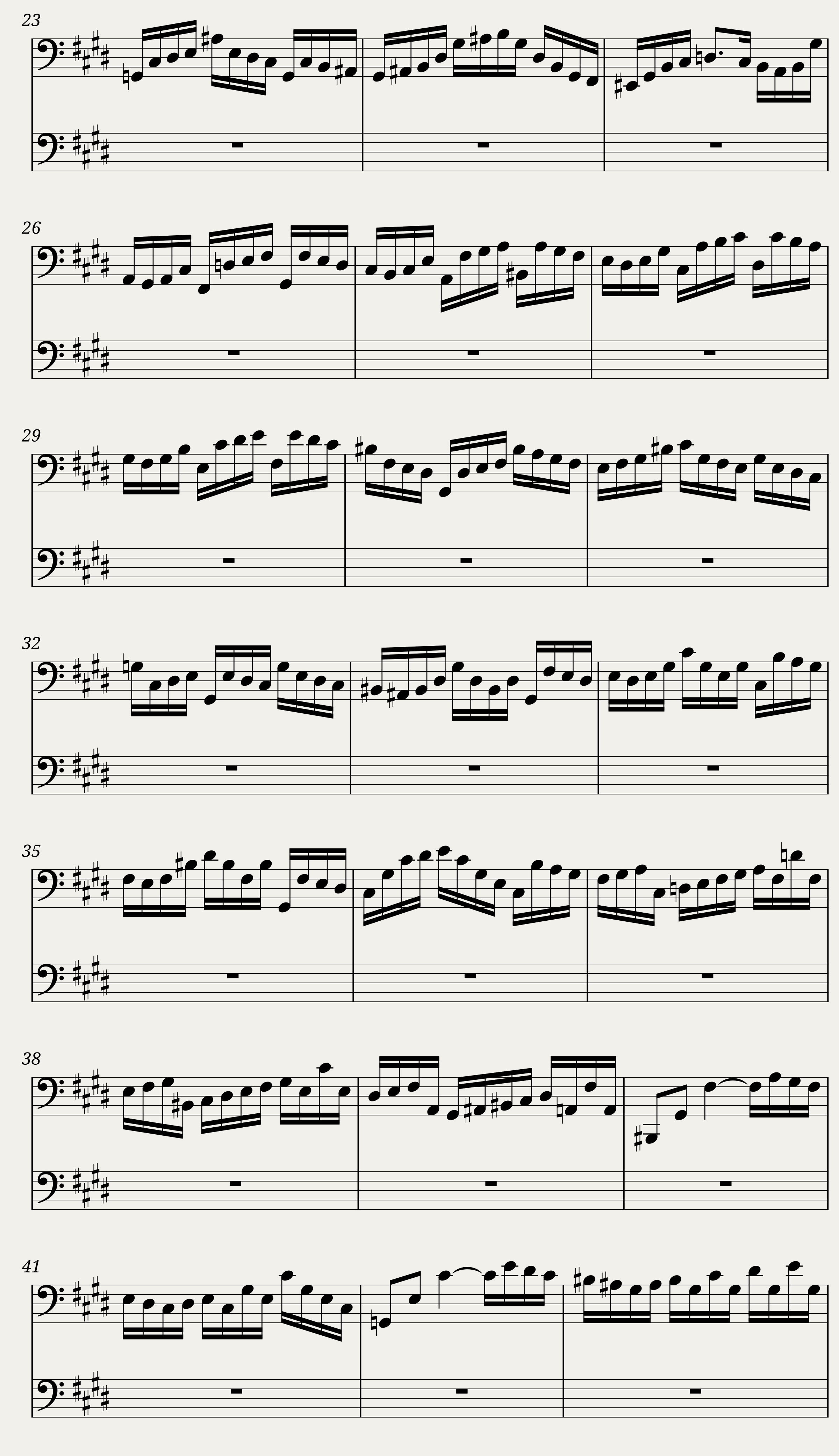 BWV 1008 Cello Suite No.2 in D minor (A = 415 Hz) - cello sound — 2/19