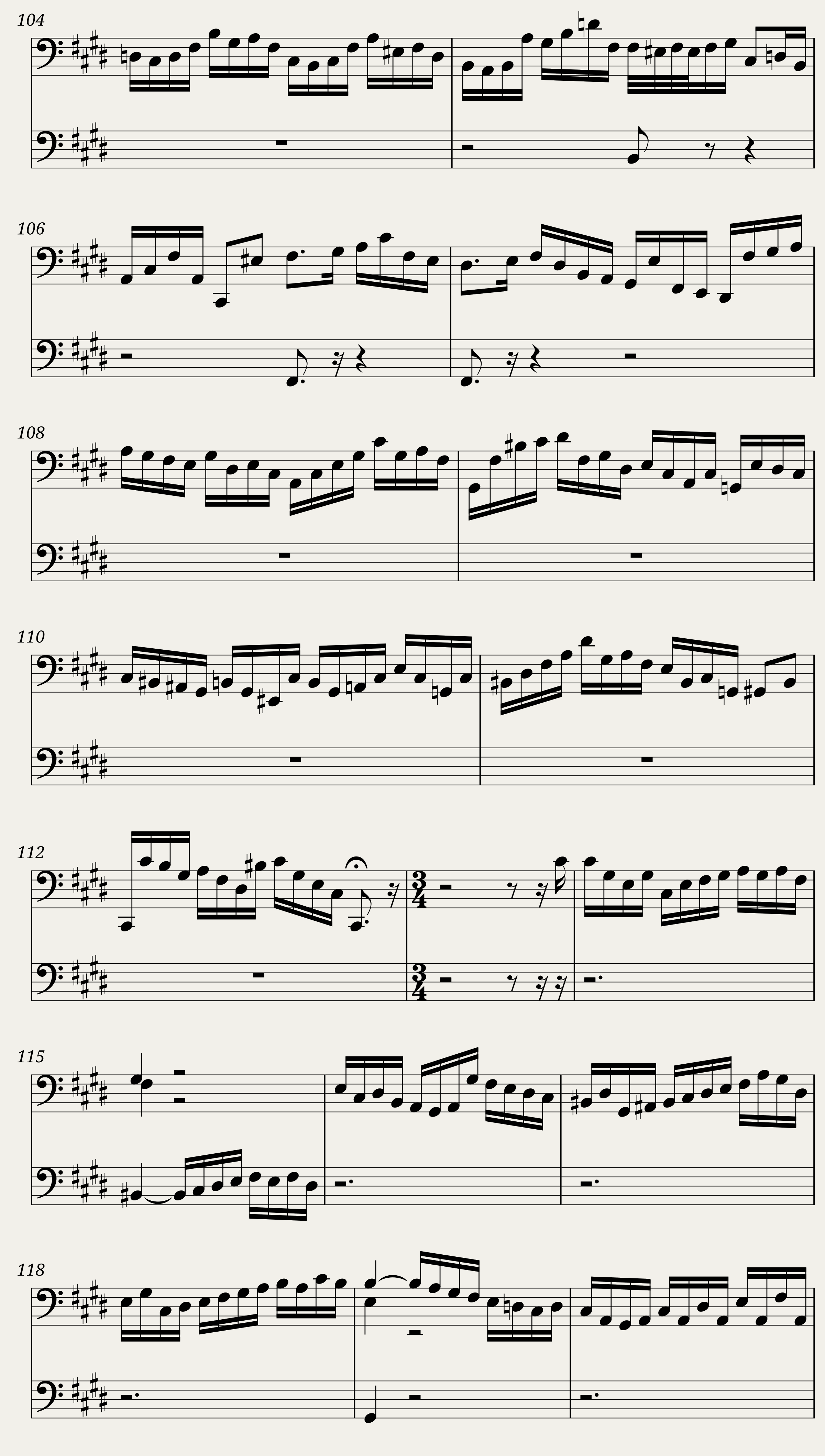 BWV 1008 Cello Suite No.2 in D minor (A = 415 Hz) - cello sound — 7/19