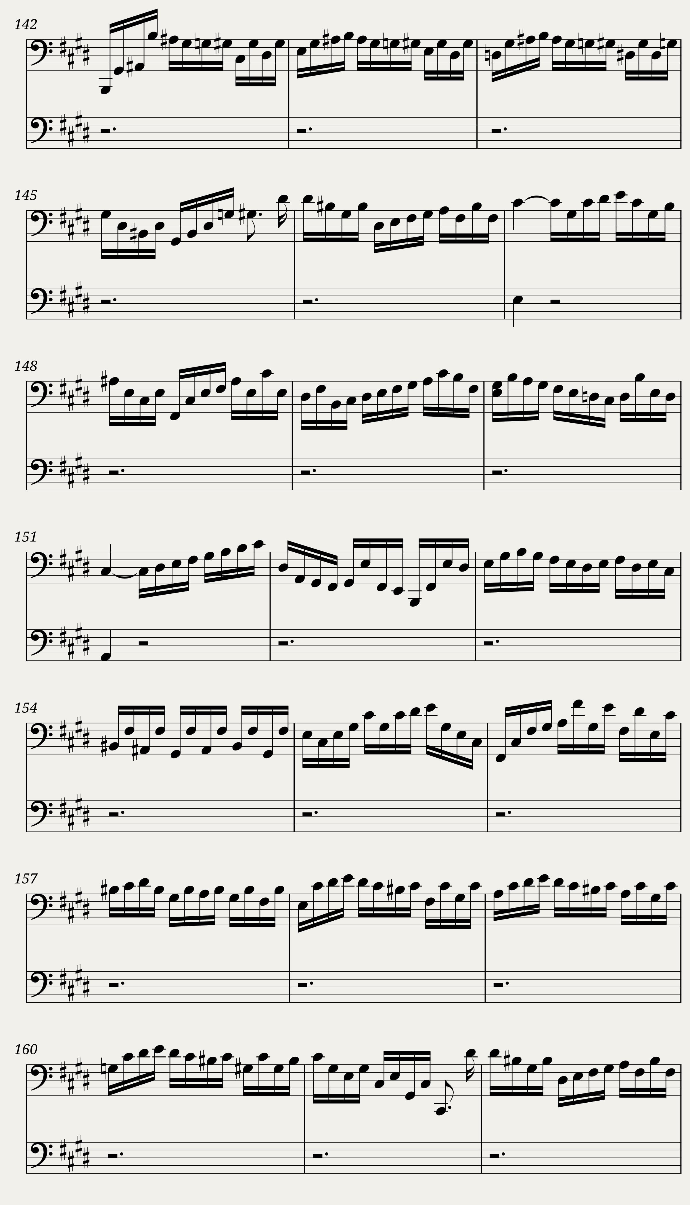 BWV 1008 Cello Suite No.2 in D minor (A = 415 Hz) - cello sound — 9/19