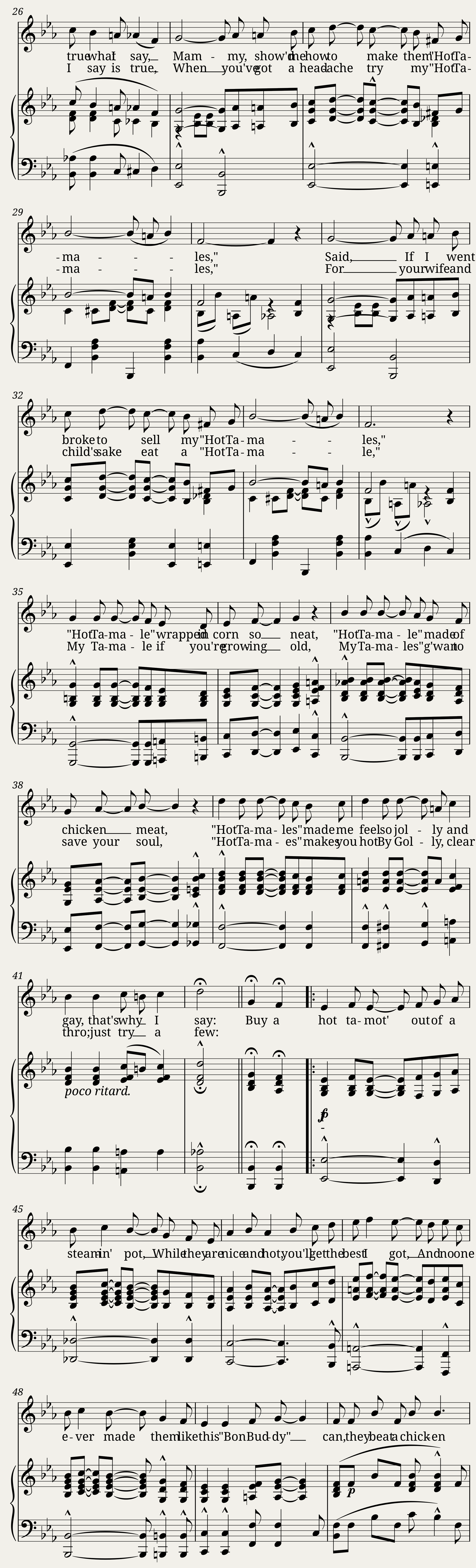 Hot Tamale Man Rag - Song Version — 2/3