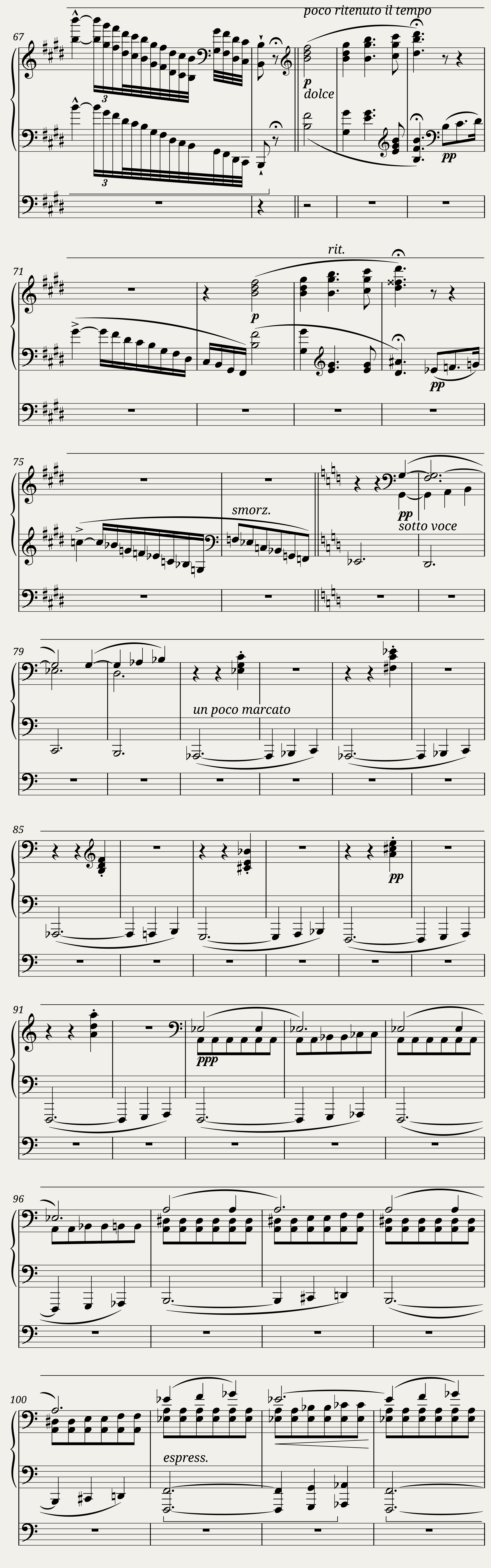 Invocation from Liszt's Harmonies poétiques et religieuses III. — 4/9