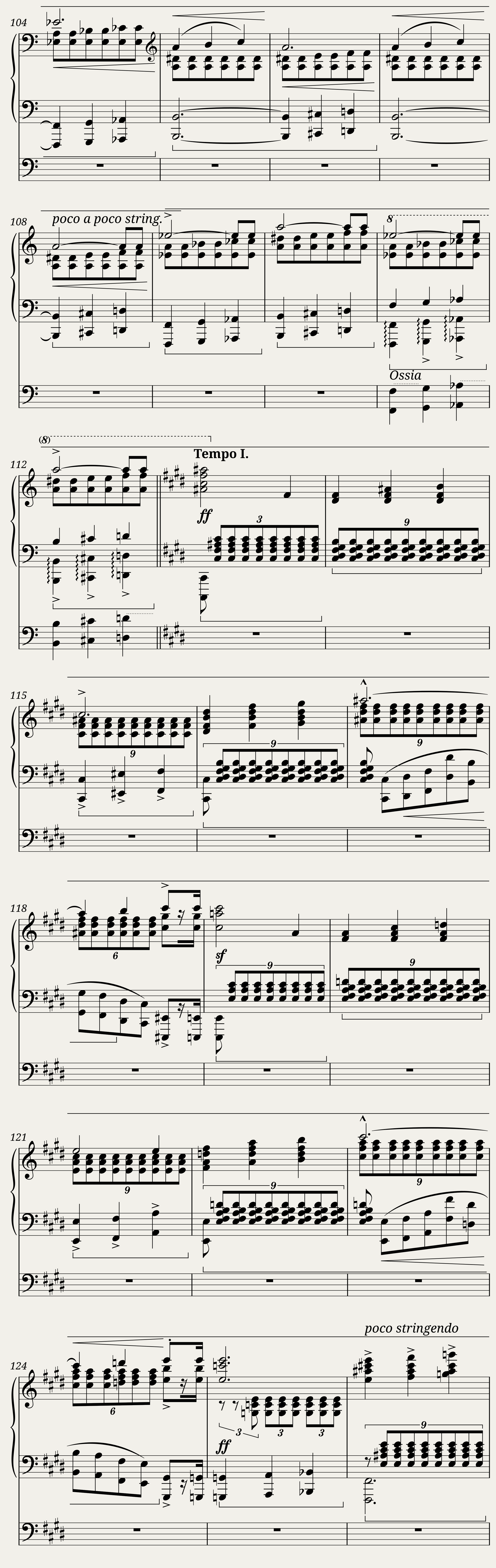 Invocation from Liszt's Harmonies poétiques et religieuses III. — 5/9