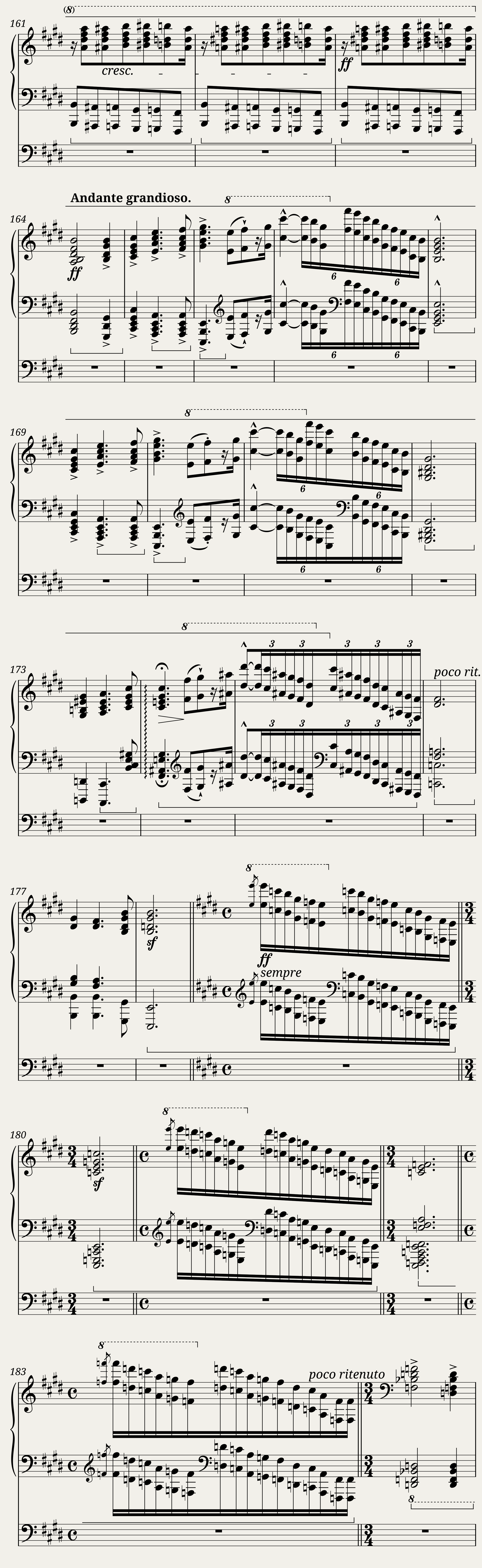 Invocation from Liszt's Harmonies poétiques et religieuses III. — 8/9