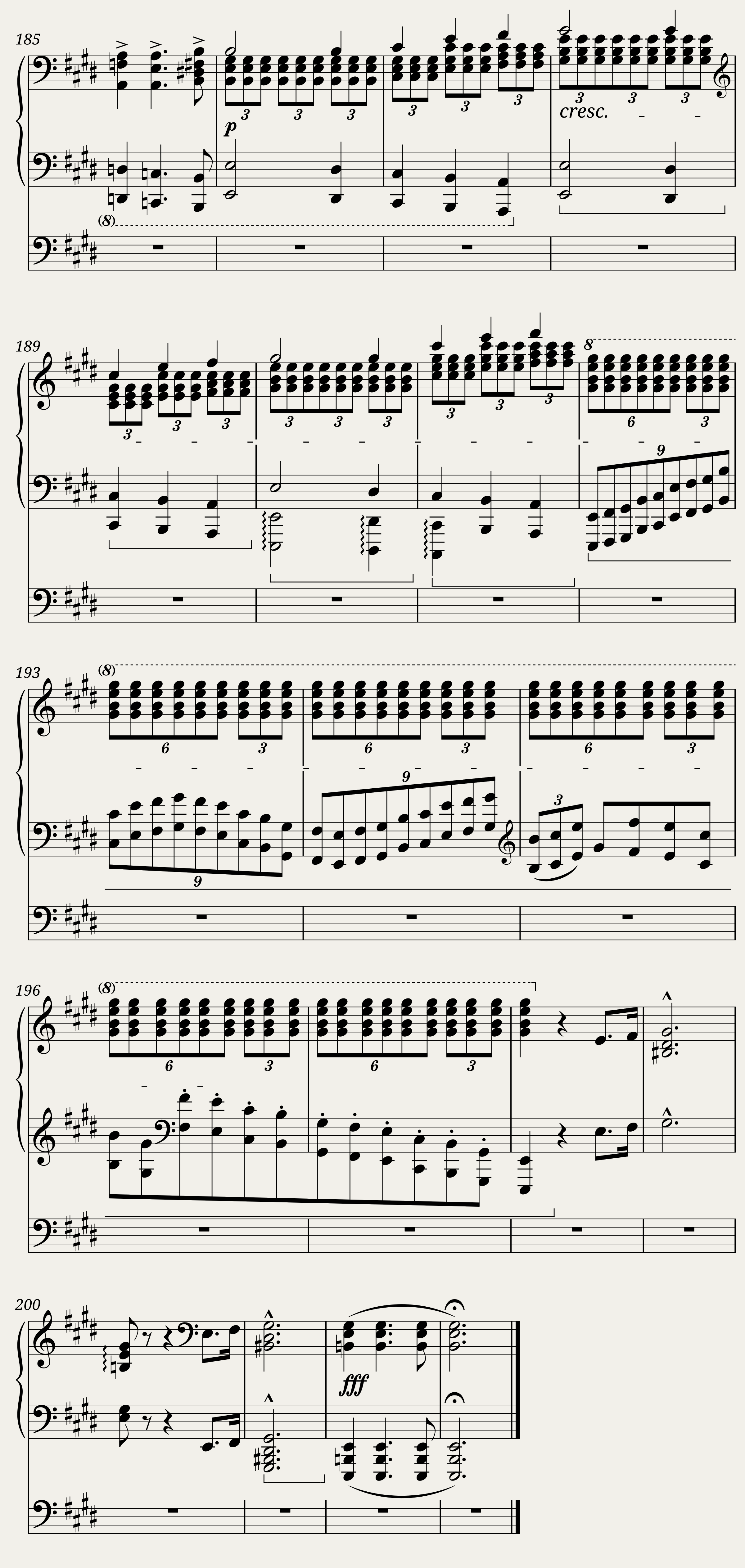 Invocation from Liszt's Harmonies poétiques et religieuses III. — 9/9
