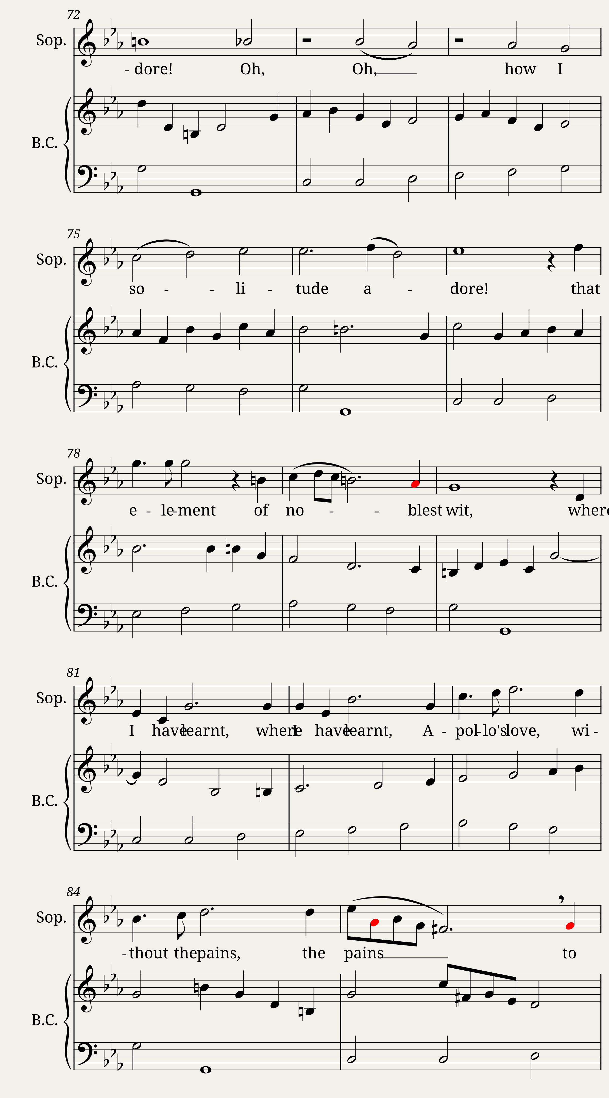 O solitude - Henry Purcell — 6/8