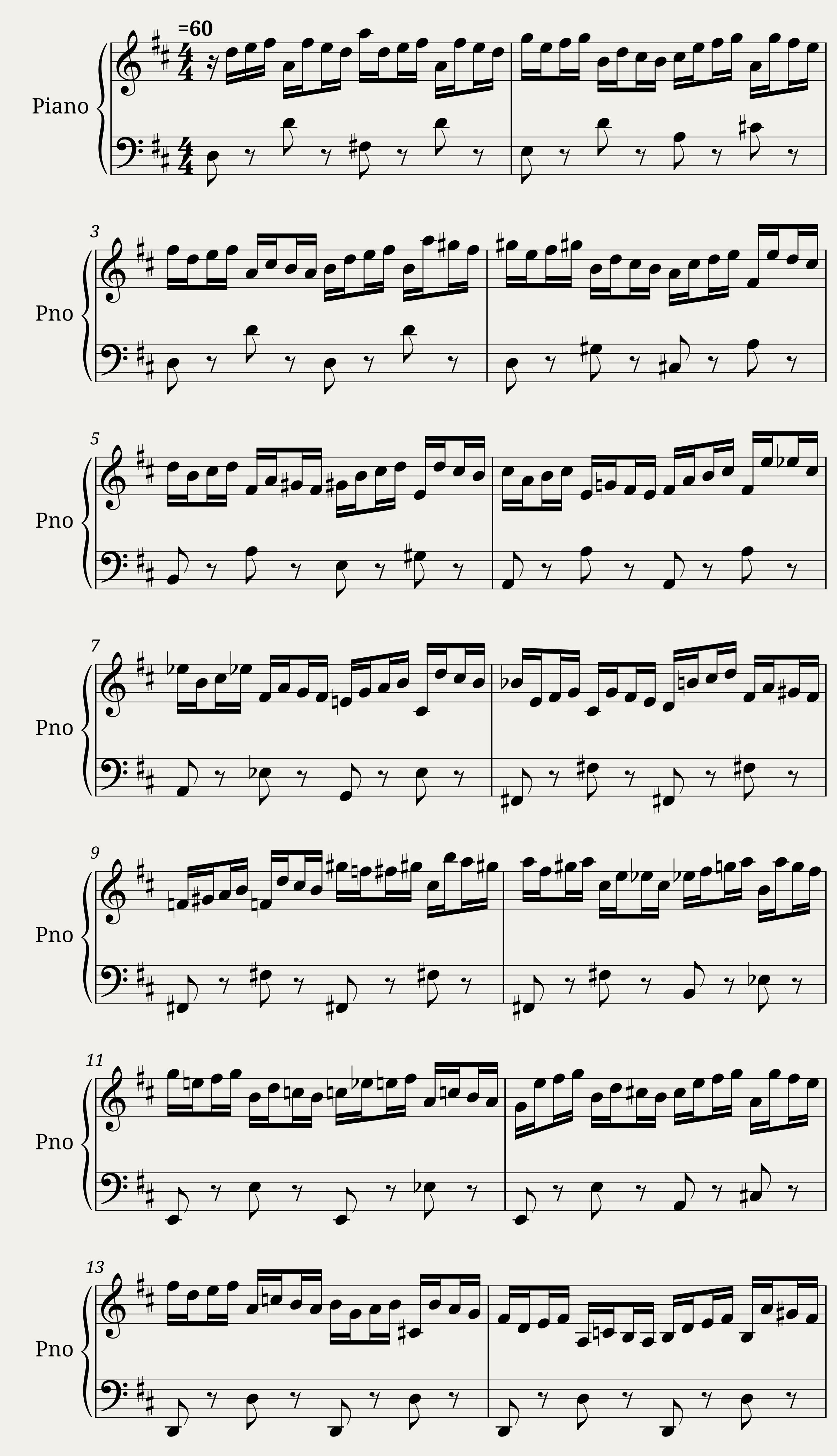 Das Wohltemperierte Clavier I, Praeludium V — 1/2