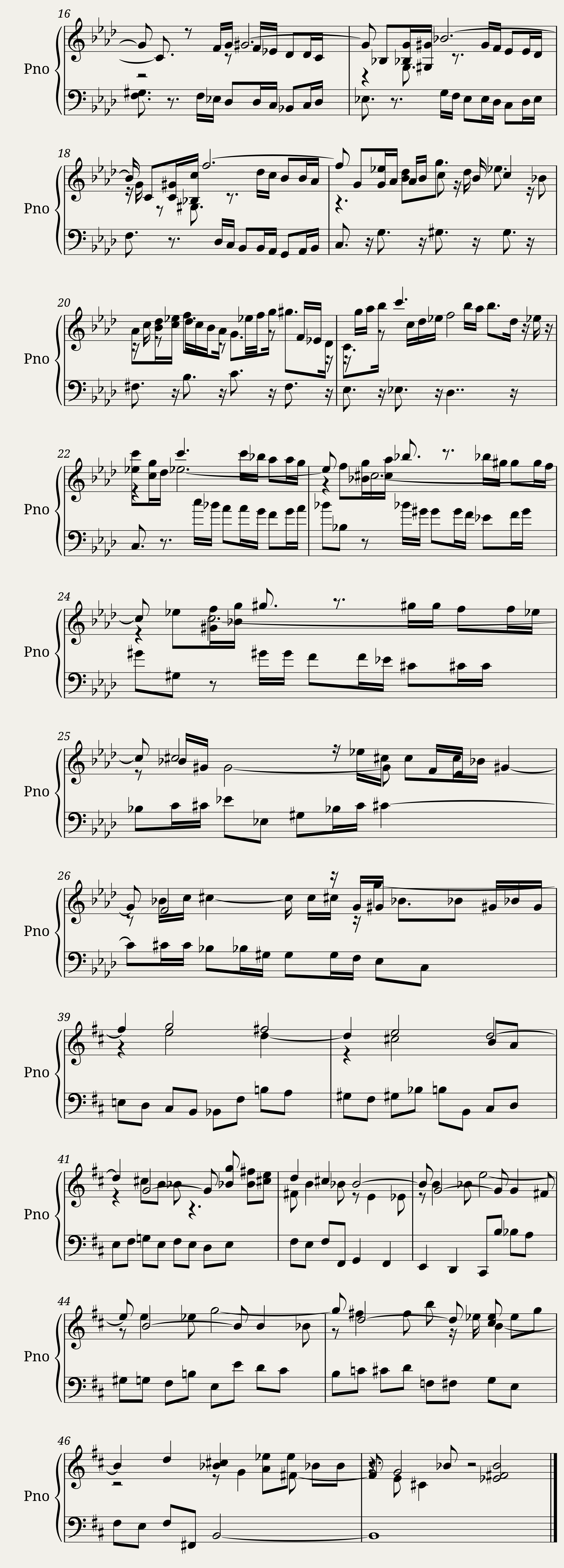 Das Wohltemperierte Clavier I, Praeludium V — 2/2