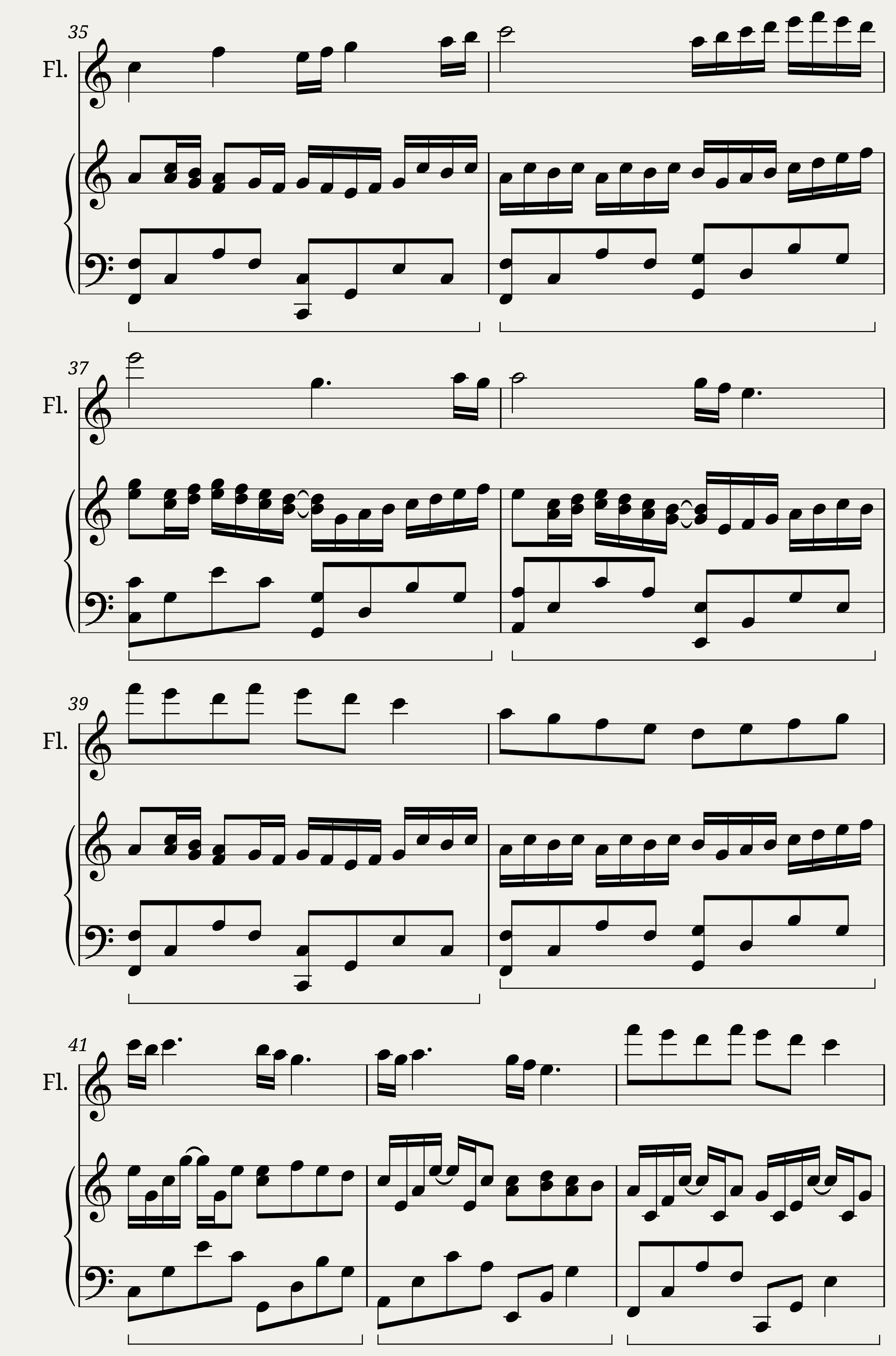 Dreaming for bassoon and piano — 3/3