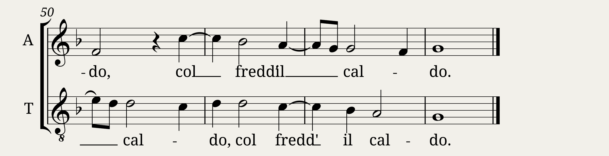 Quindi nascea - Giovanni Matteo Asola — 2/2