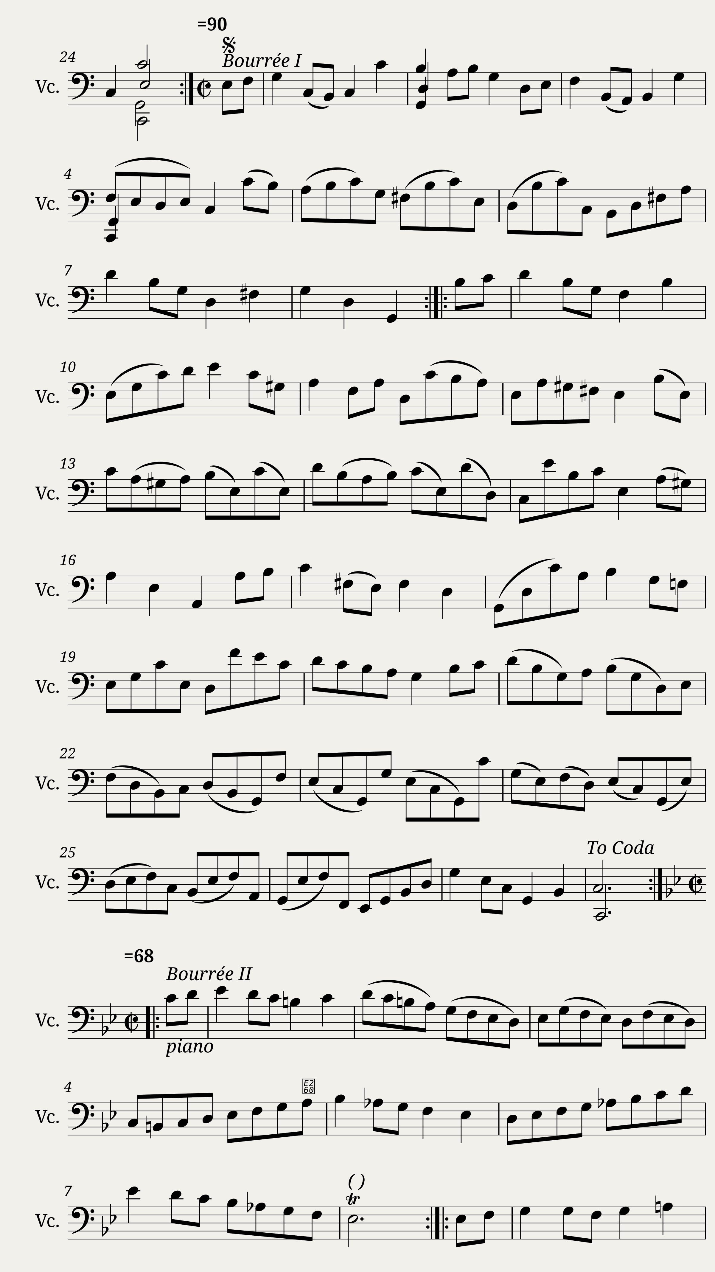 BWV 1009 — 7/8