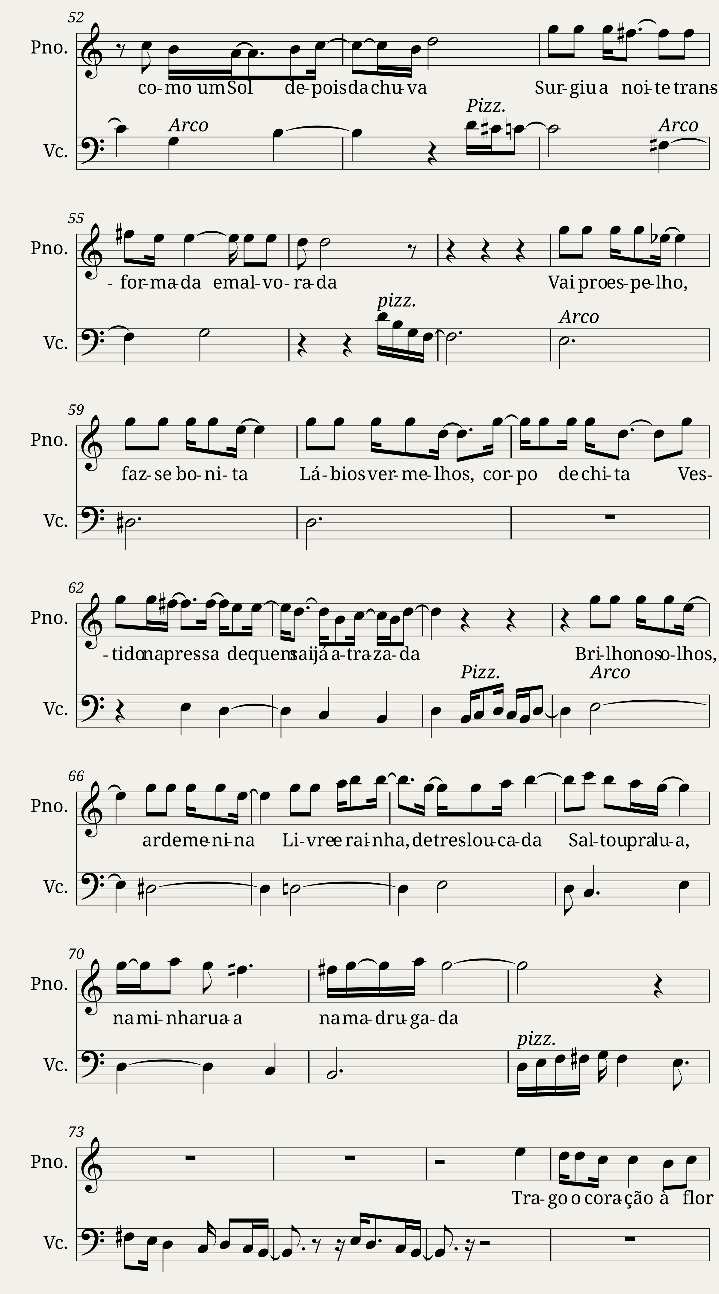 Despiu a Saudade - Piano e Cello — 2/3