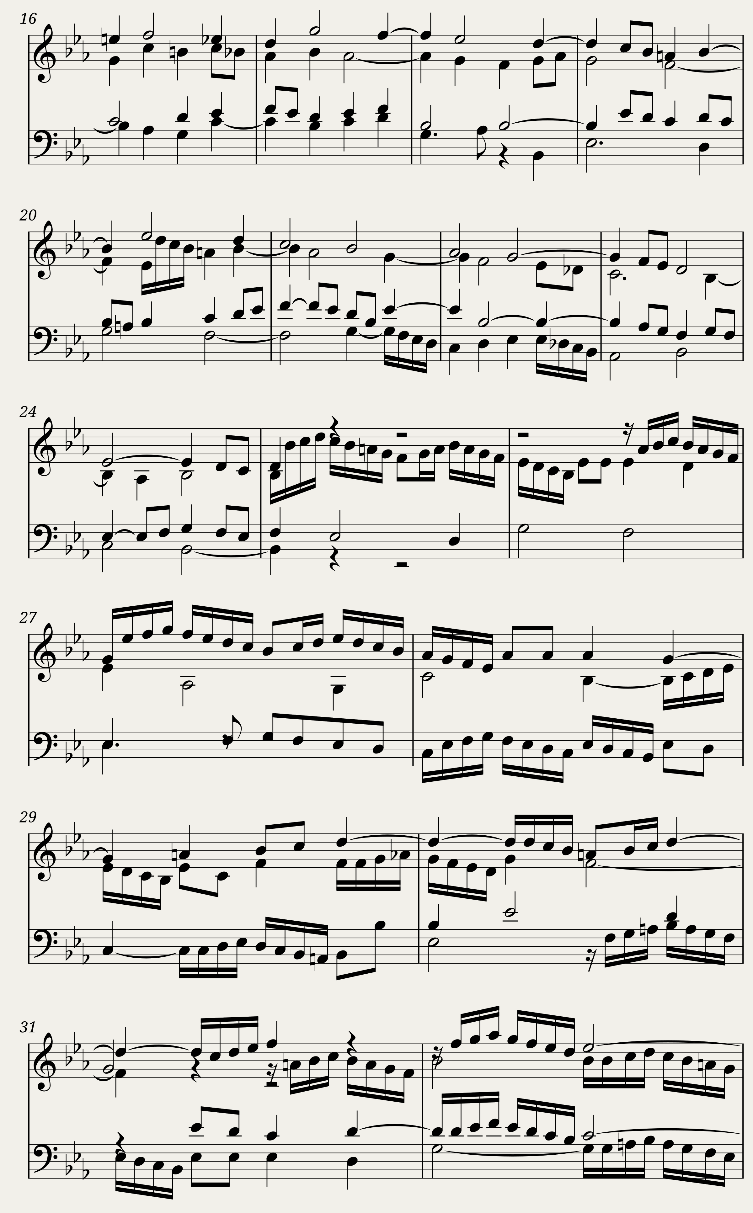 BWV 854: The Well-tempered Clavier Book I - IX (A = 415 Hz)- Harpsichord sound — 2/4
