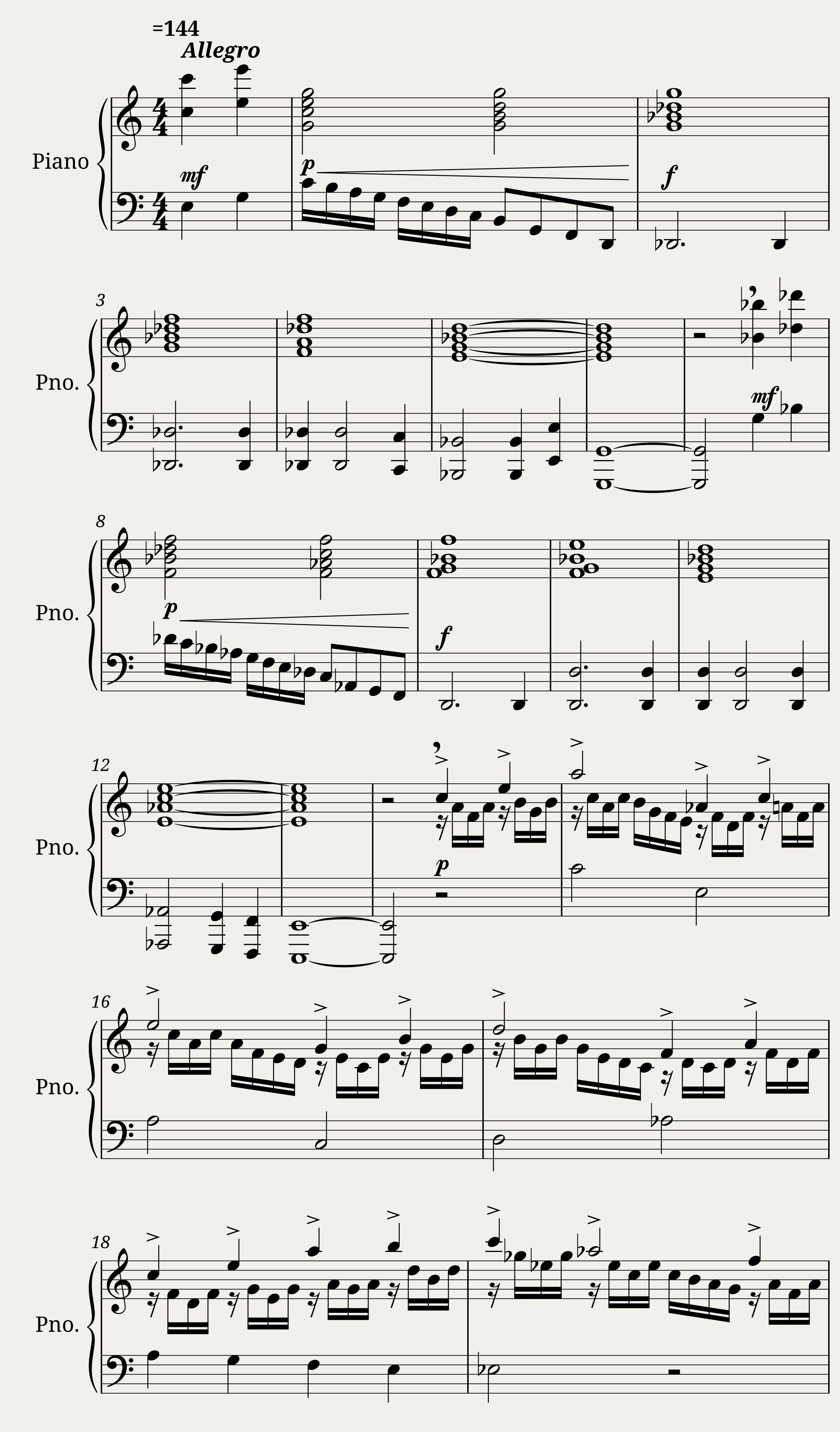 Sonata n. 1 Op. 29 — 1/18