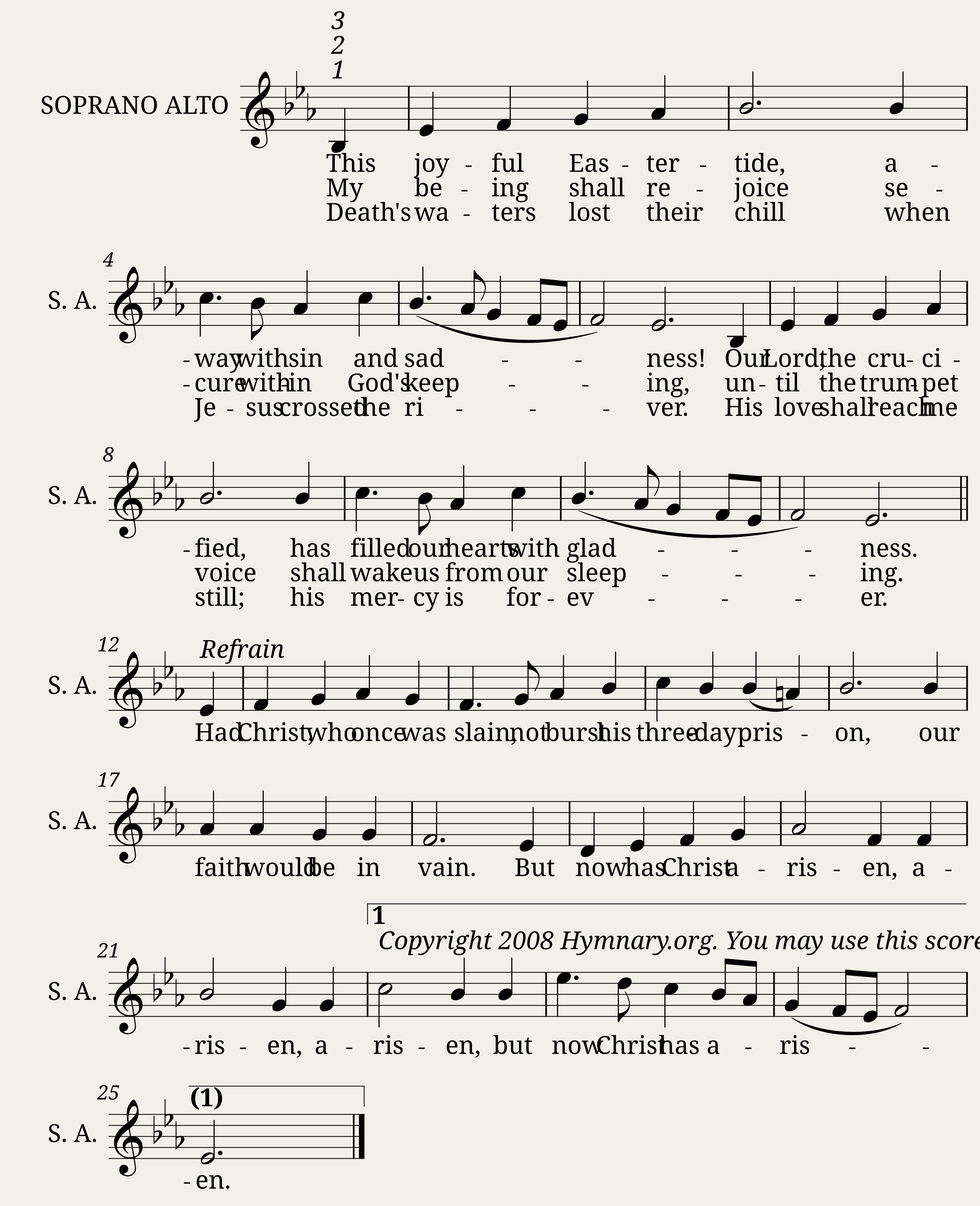This Joyful Eastertide - George Ratcliffe Woodward