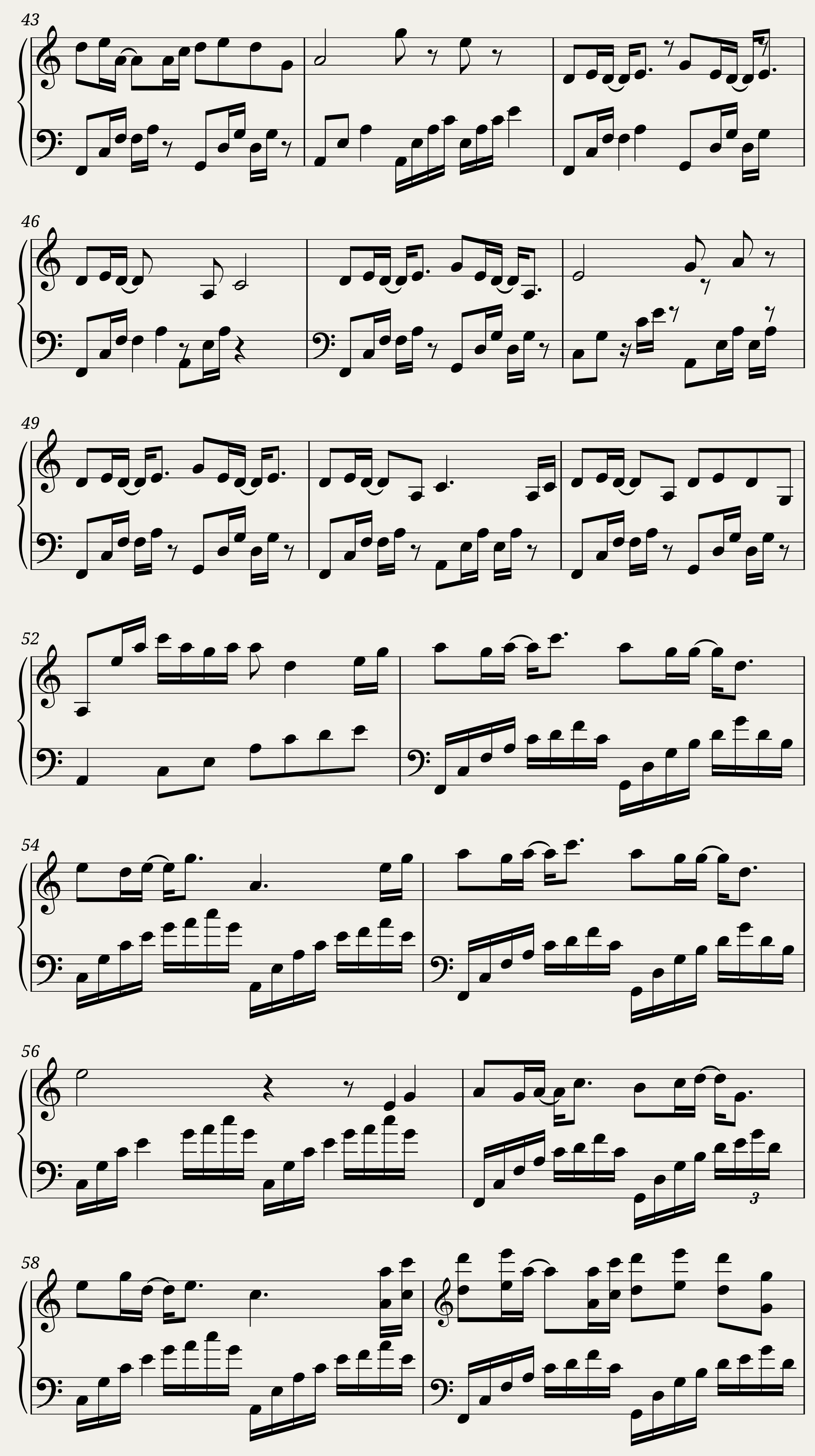 Étude after Paganini's 13th Caprice - R. Schumann Op. 3 No. 4 — 2/2