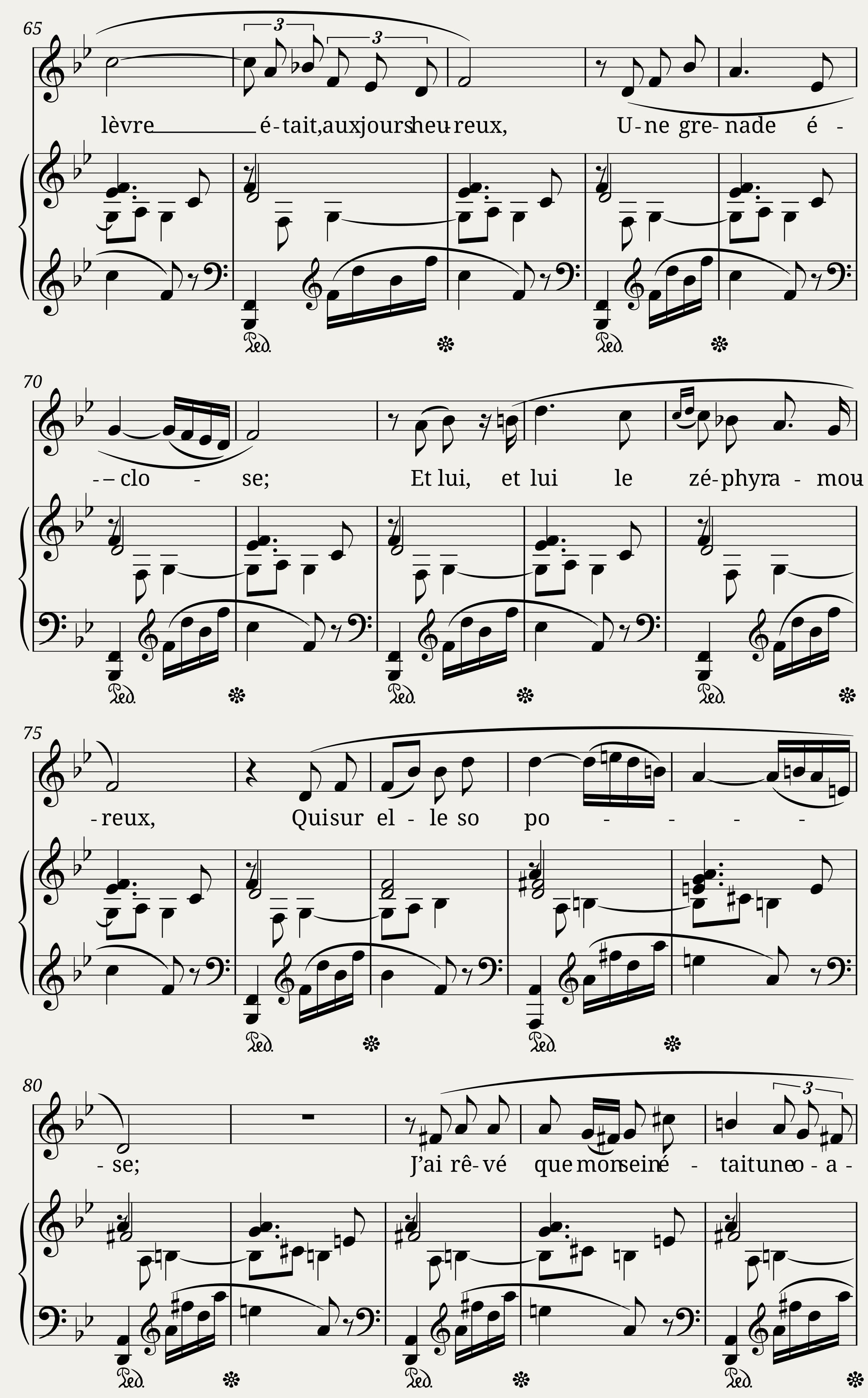 Rêve de la bien-aimée — 3/4