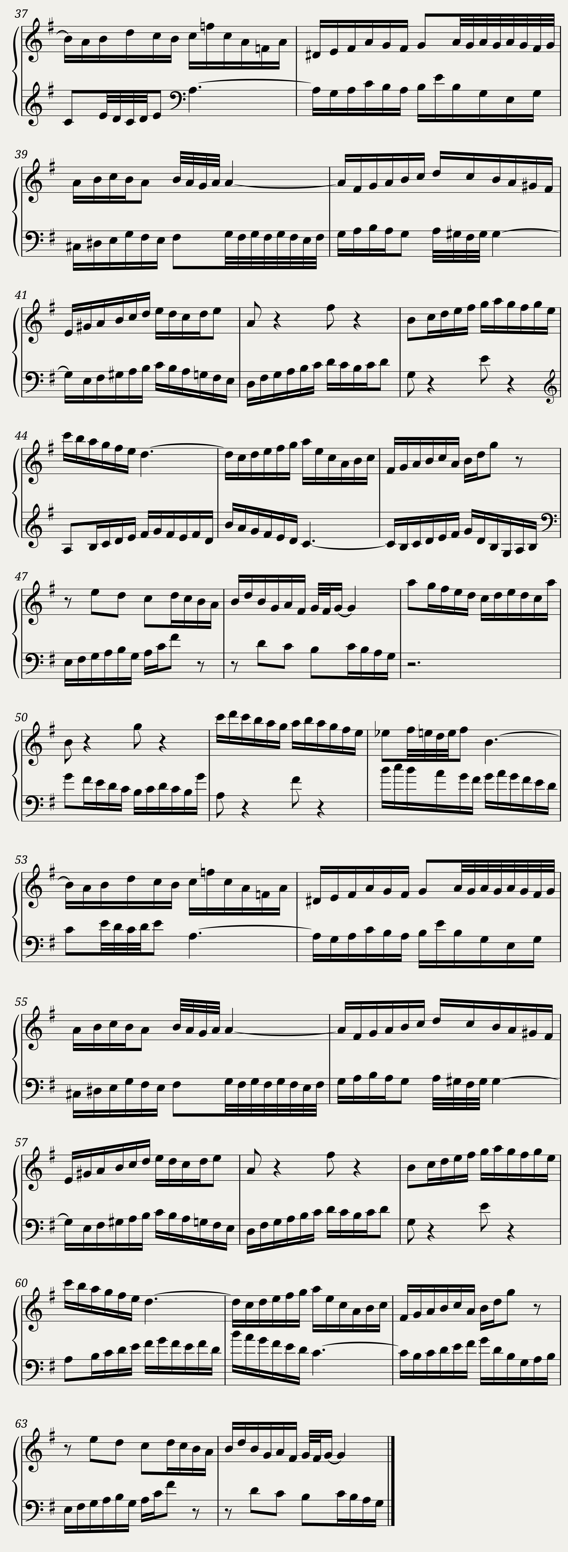 BWV 988 Goldberg Variations: Variation XXVII — 3/3