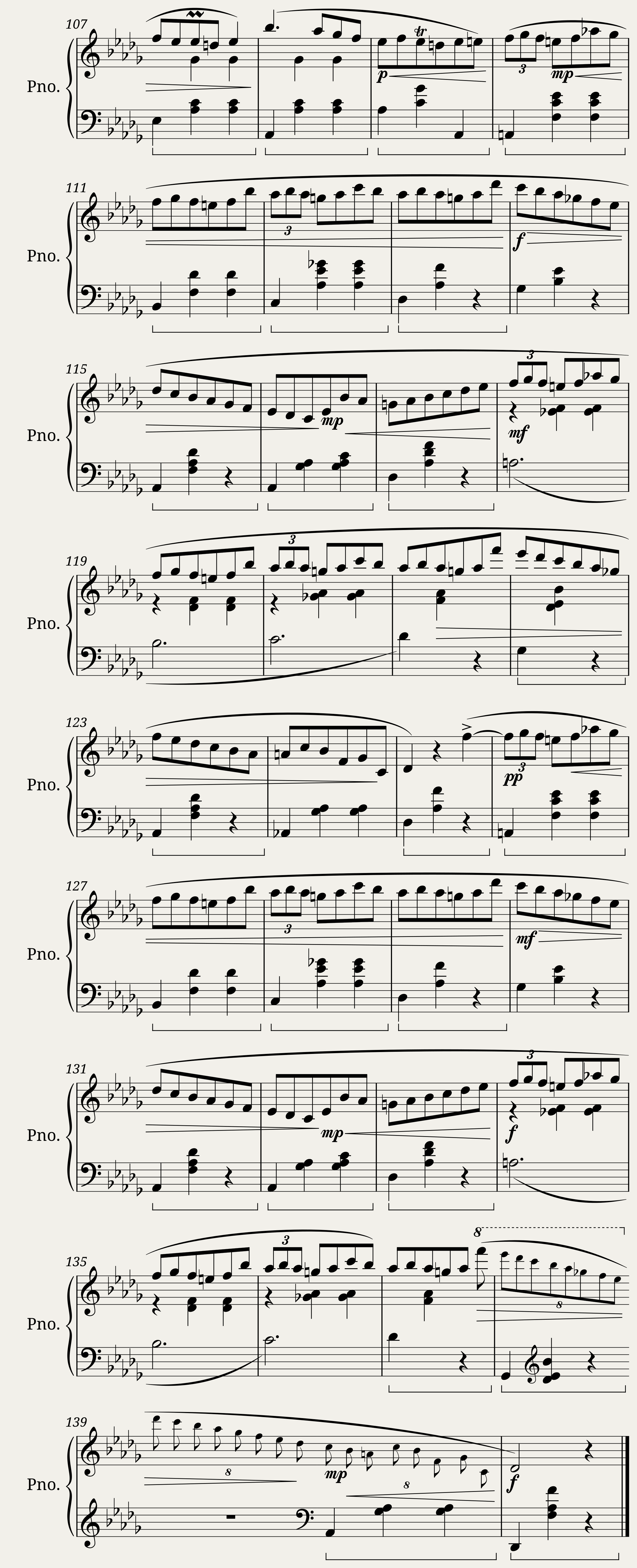 Chopin - Trois Valses (Op. 64) - 1. Molto vivace in Dâ major (Minute Waltz) — 3/3