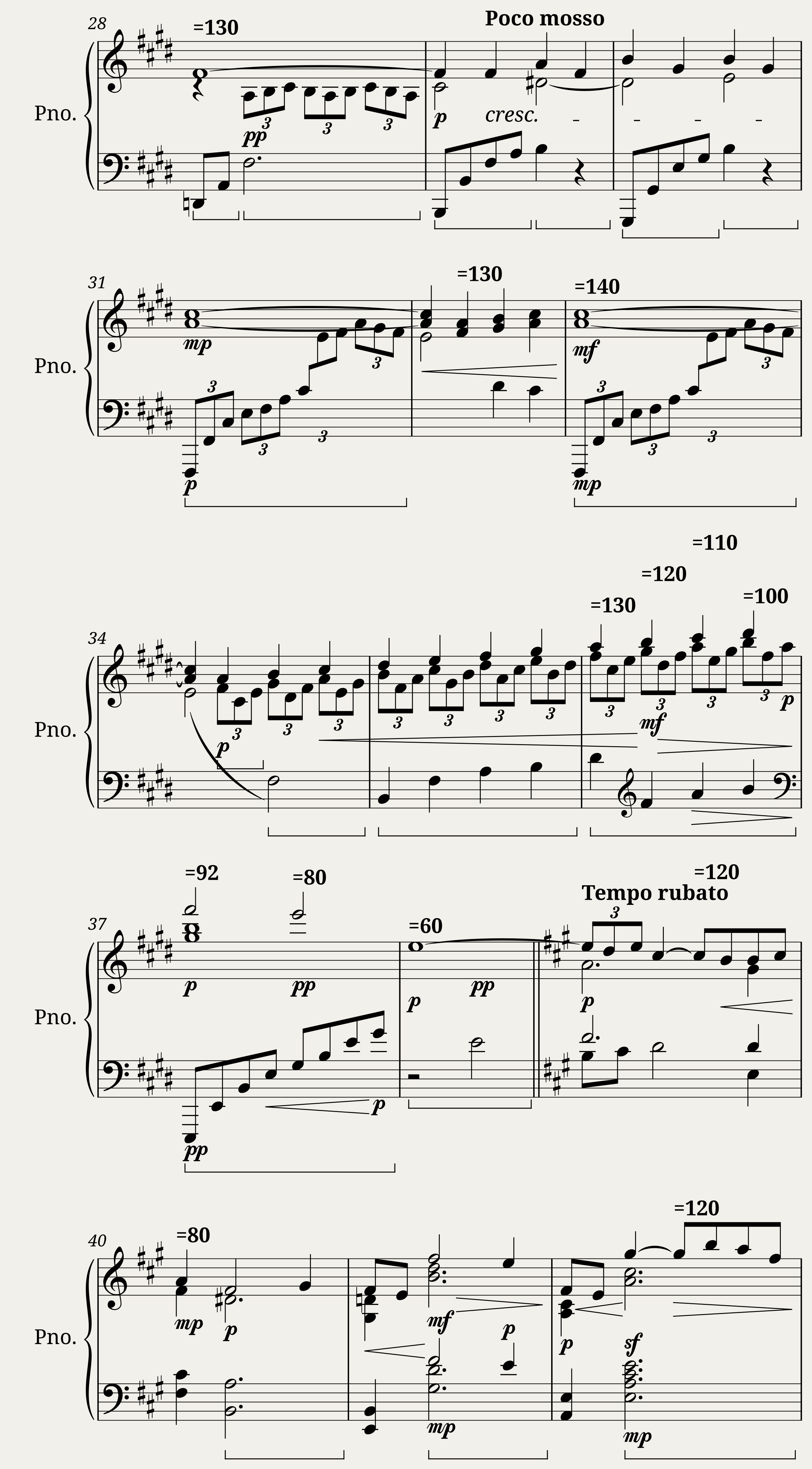 Rameau Jean-Philippe Premier Livre de Pièces de Clavecin - 4. Courante — 3/3