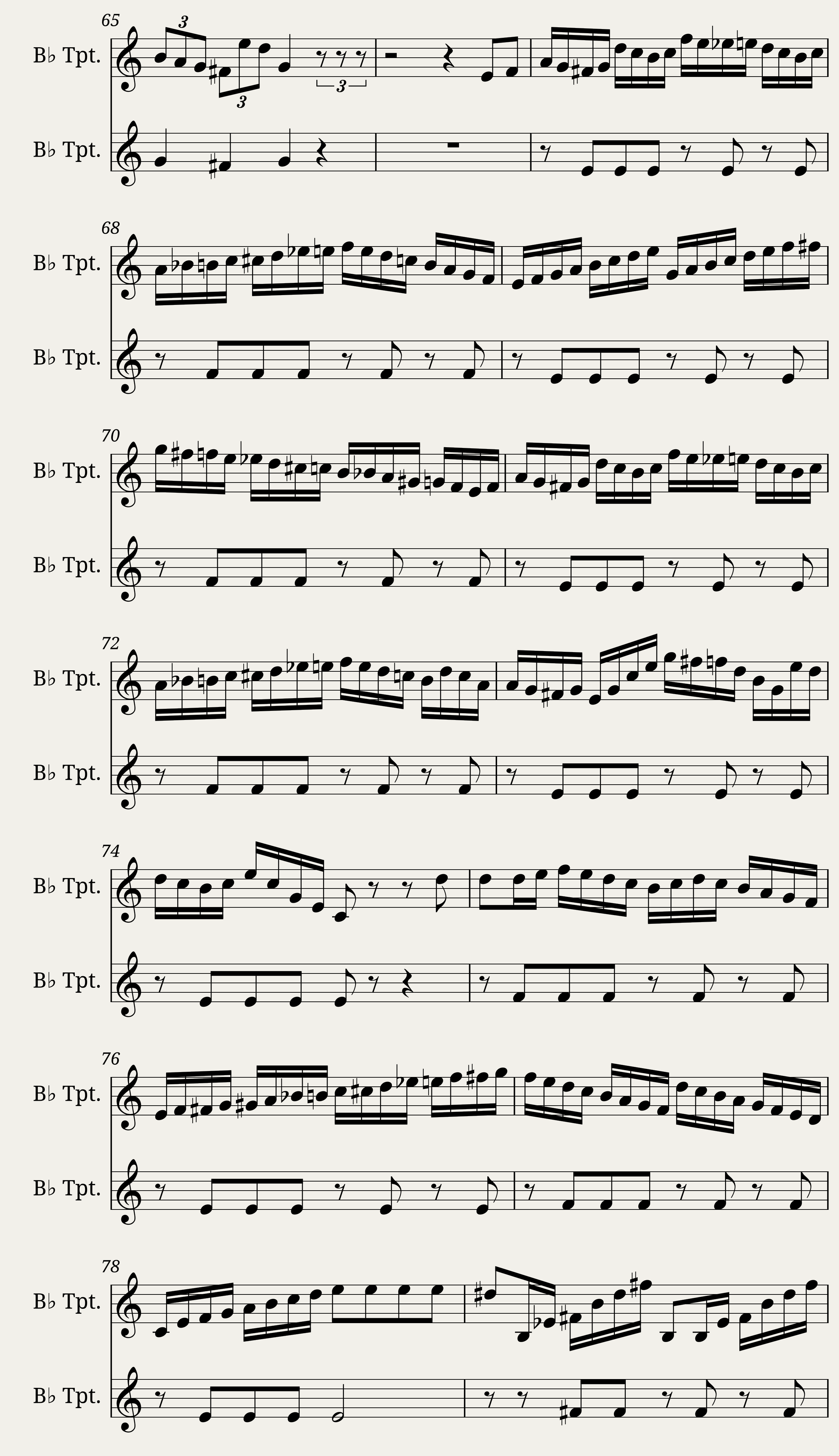 Brillante Phantasie duet for 2 Trumpets — 4/7