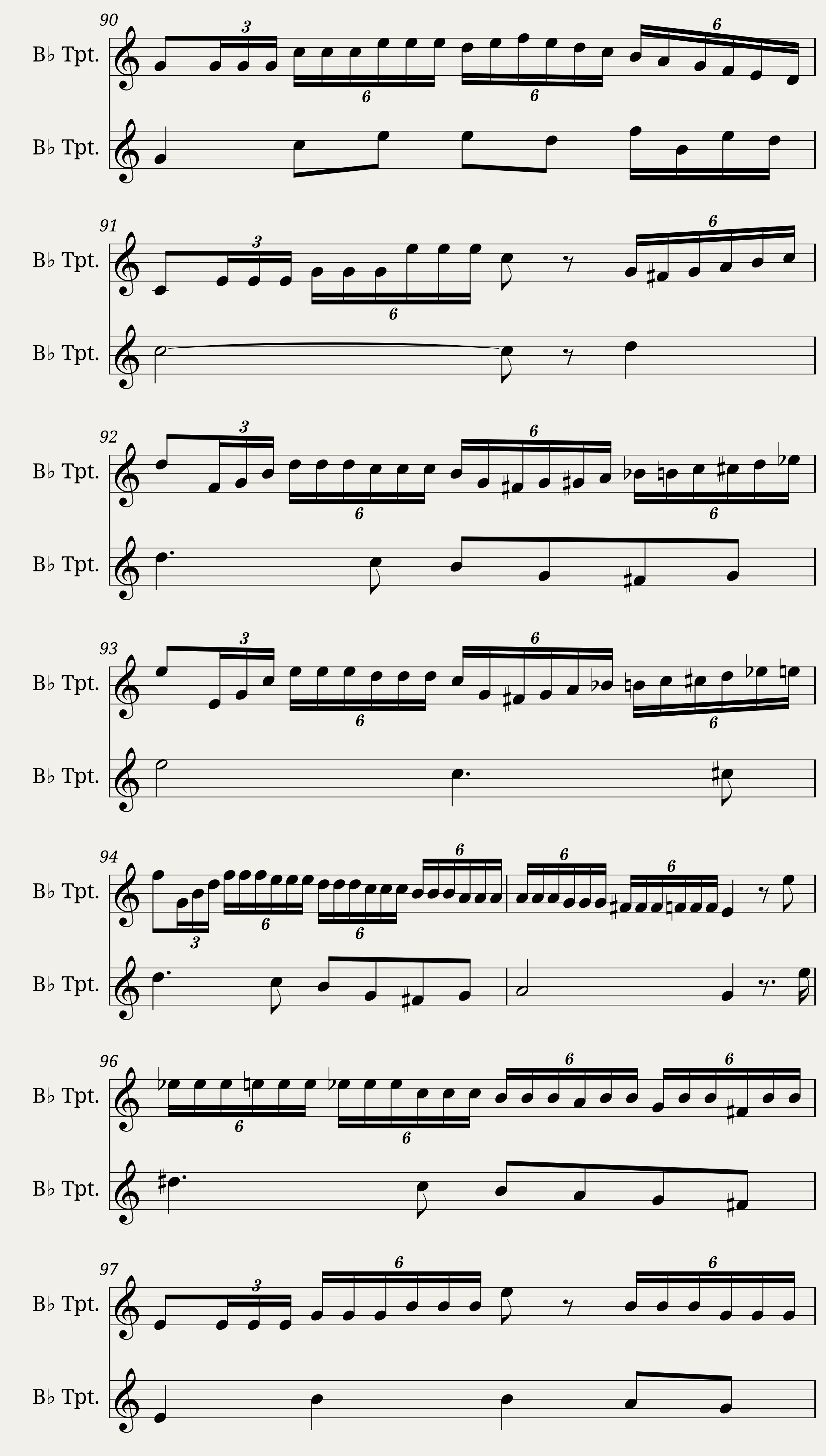 Brillante Phantasie duet for 2 Trumpets — 6/7