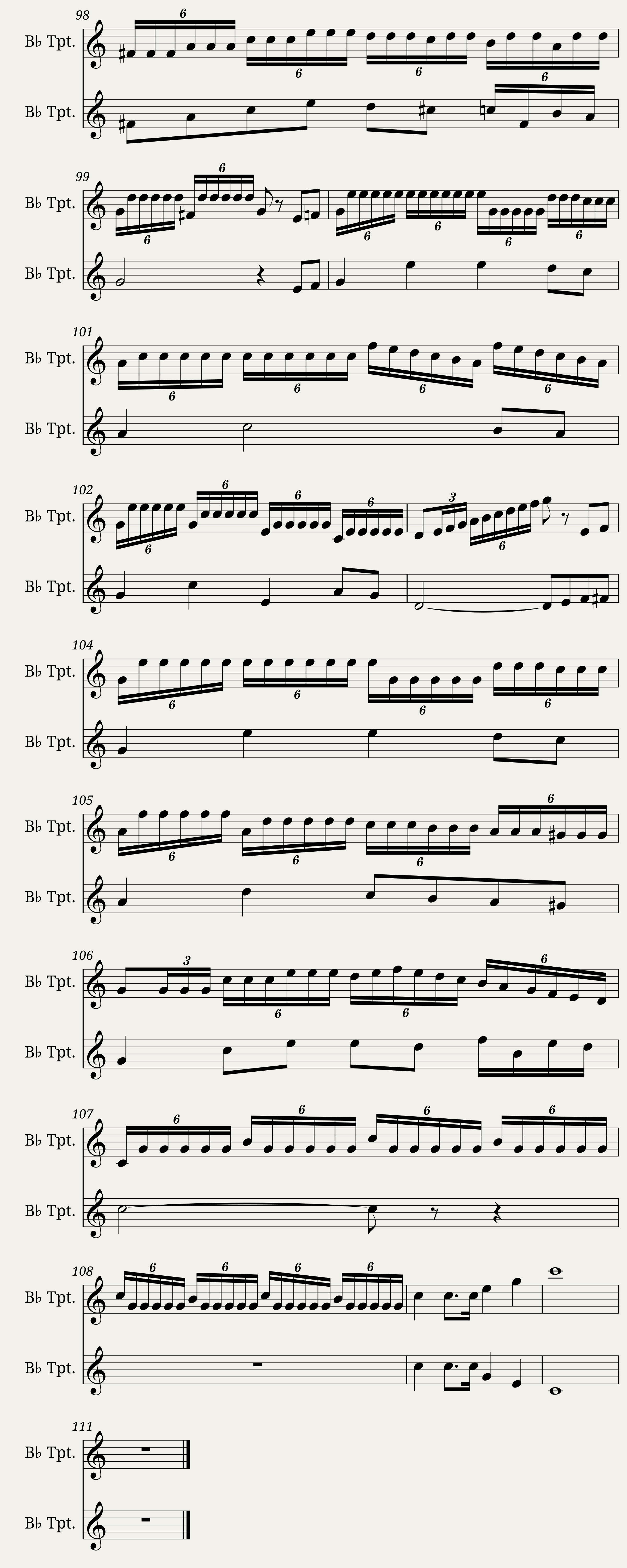 Brillante Phantasie duet for 2 Trumpets — 7/7