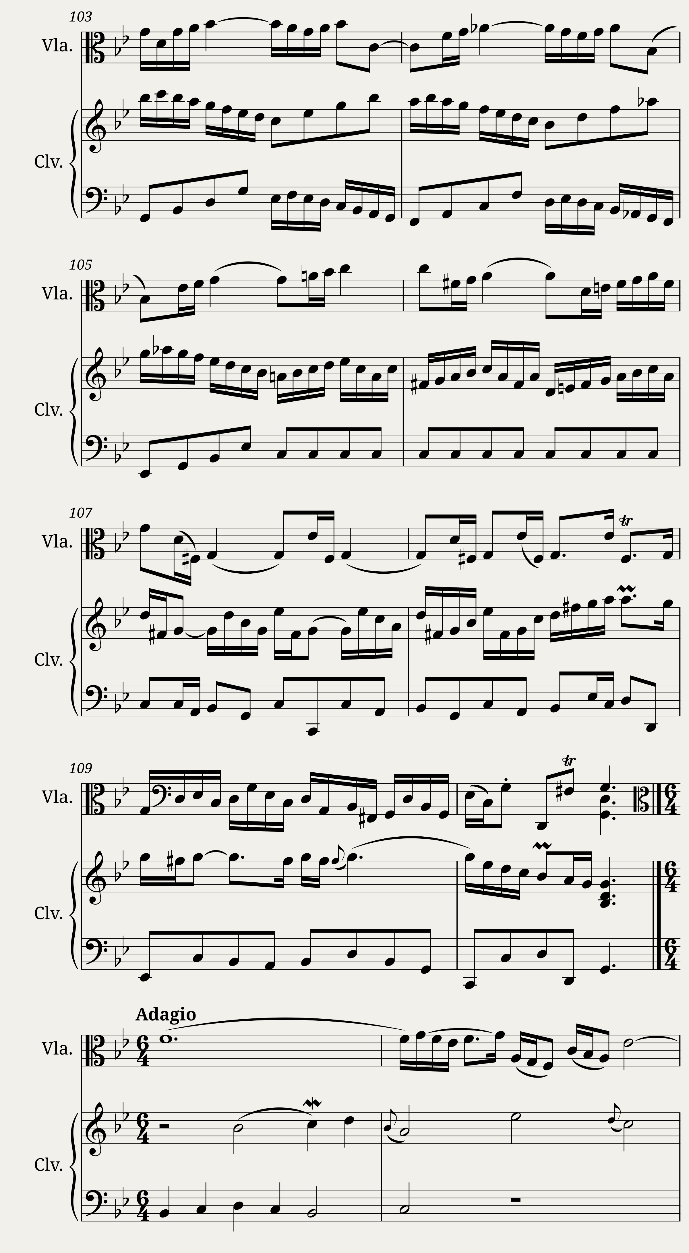 BWV 1029 Sonata per a viola de gamba i clavecí núm. 3 en sol menor — 12/23
