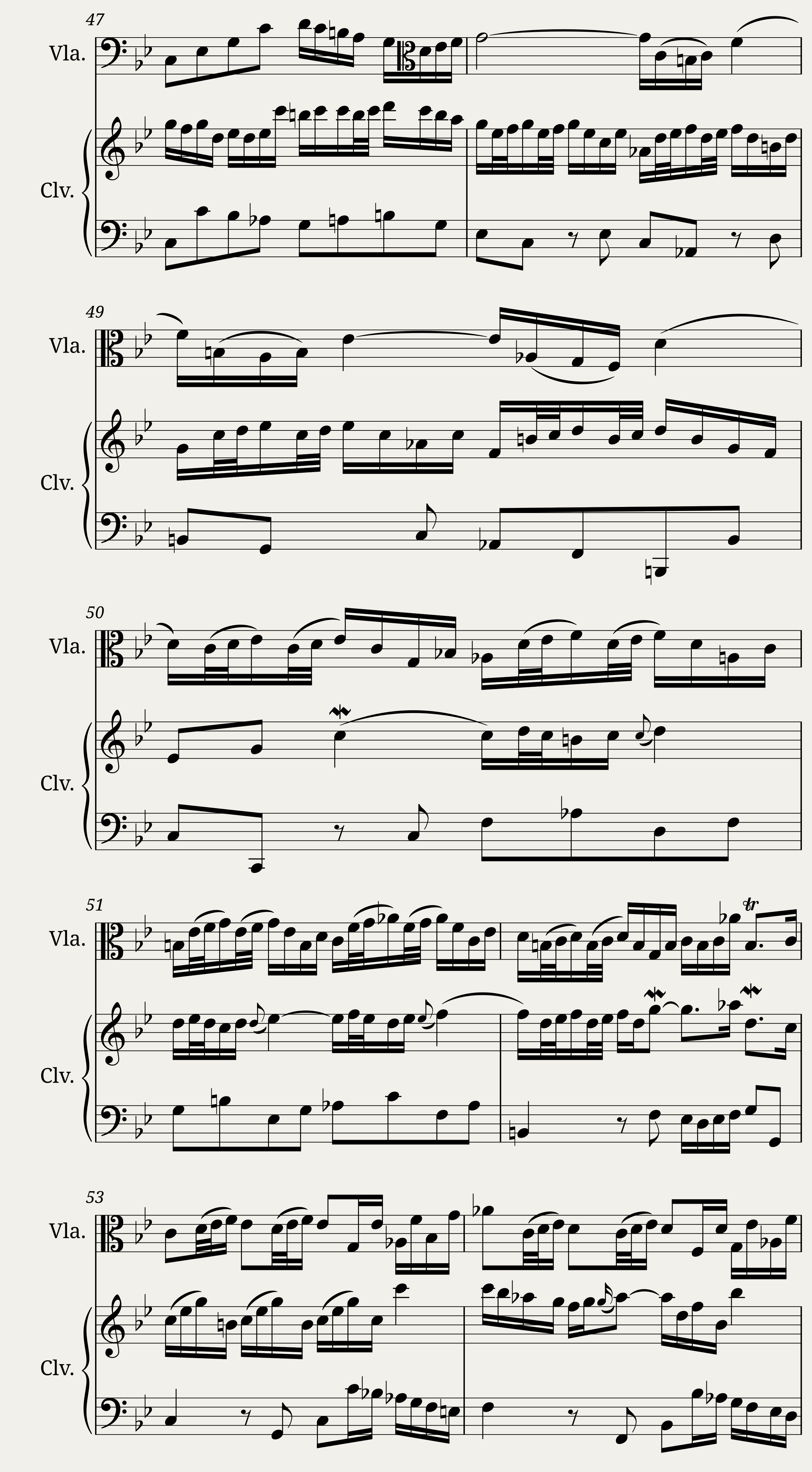 BWV 1029 Sonata per a viola de gamba i clavecí núm. 3 en sol menor — 6/23